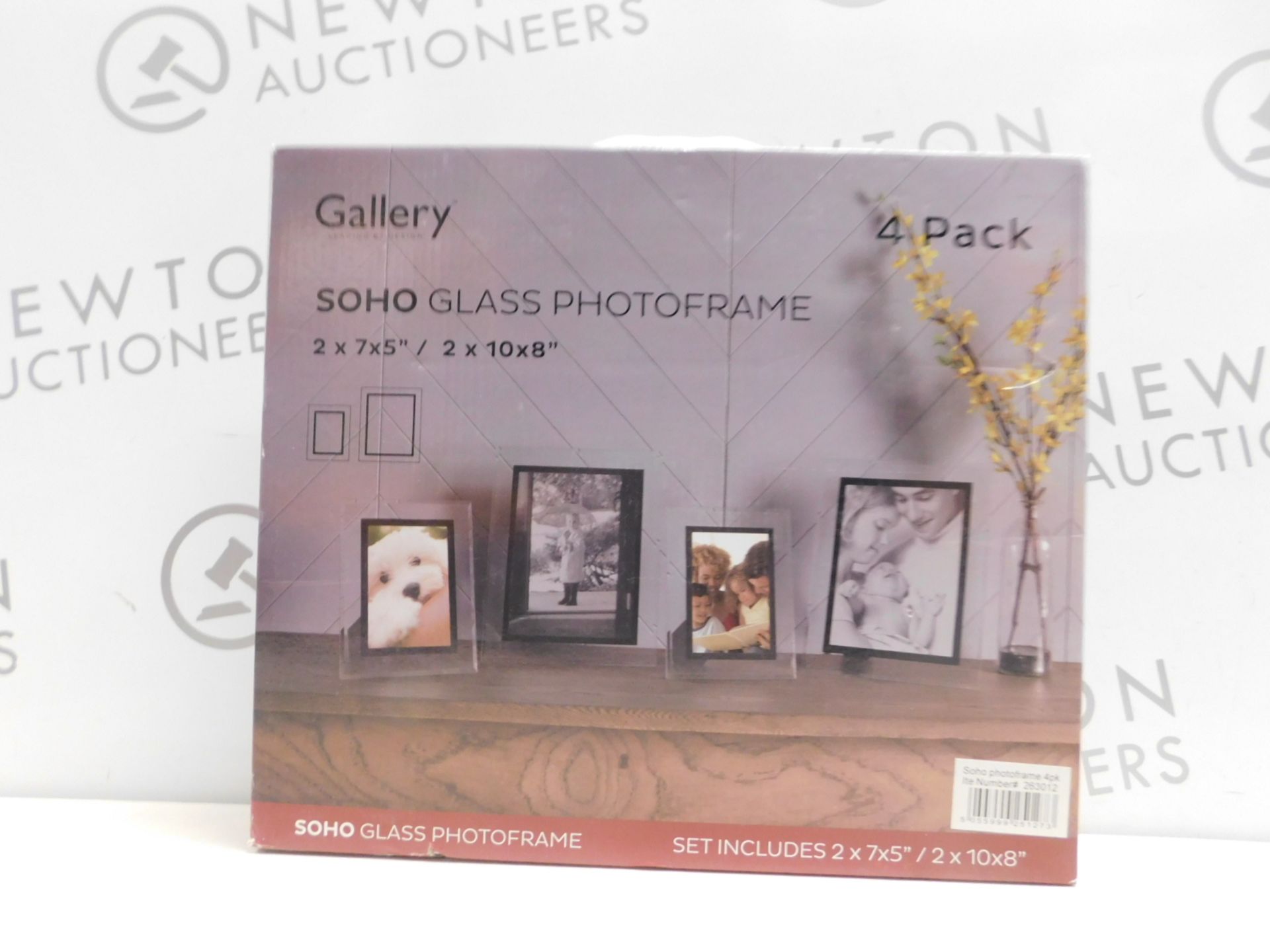 1 BOXED GALLERY SOHO GLASS PHOTOFRAMES RRP Â£39.99