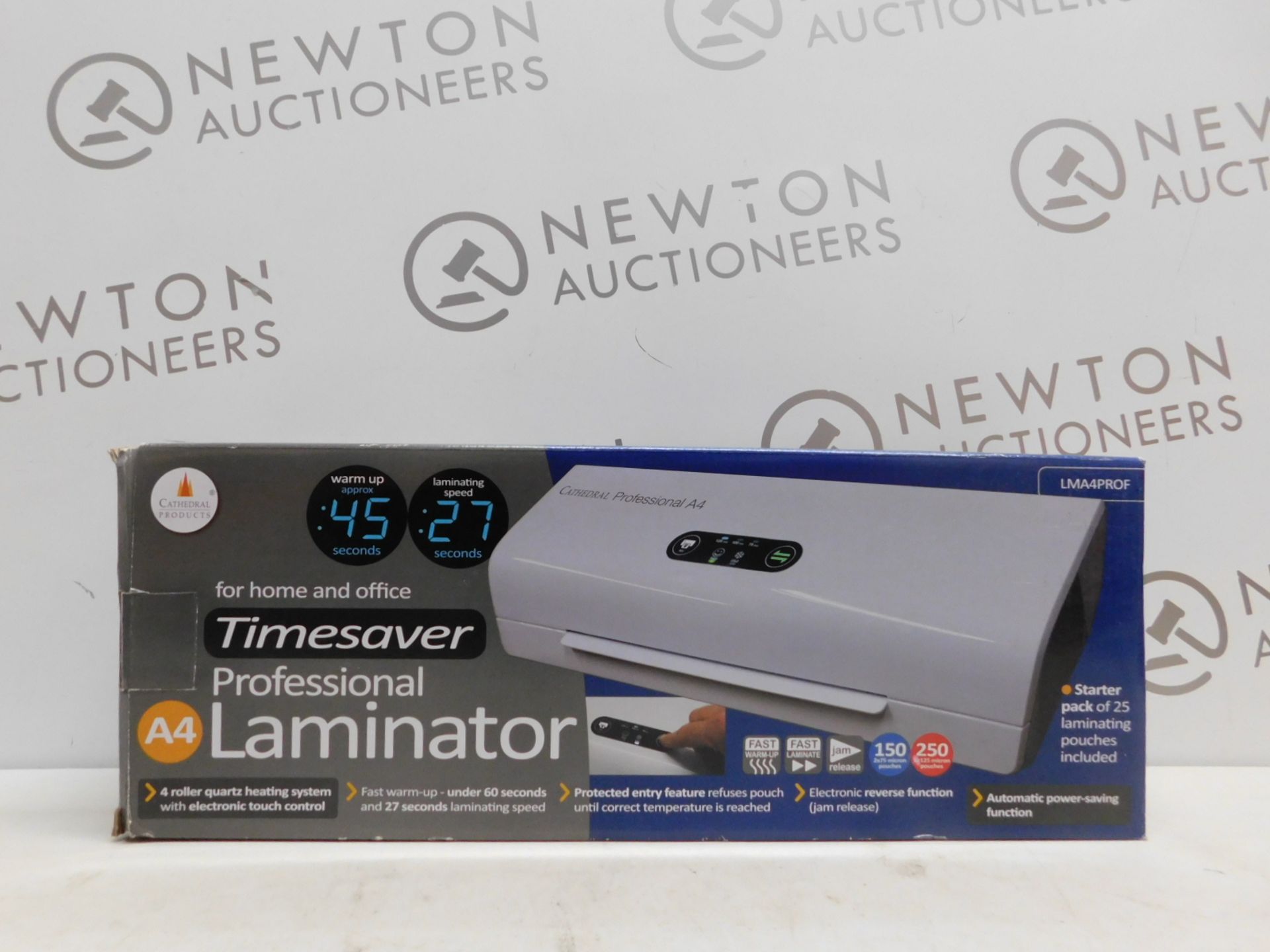 1 BOXED CATHEDRAL TIMESAVER PROFESSIONAL A4 LAMINATOR RRP Â£64.99