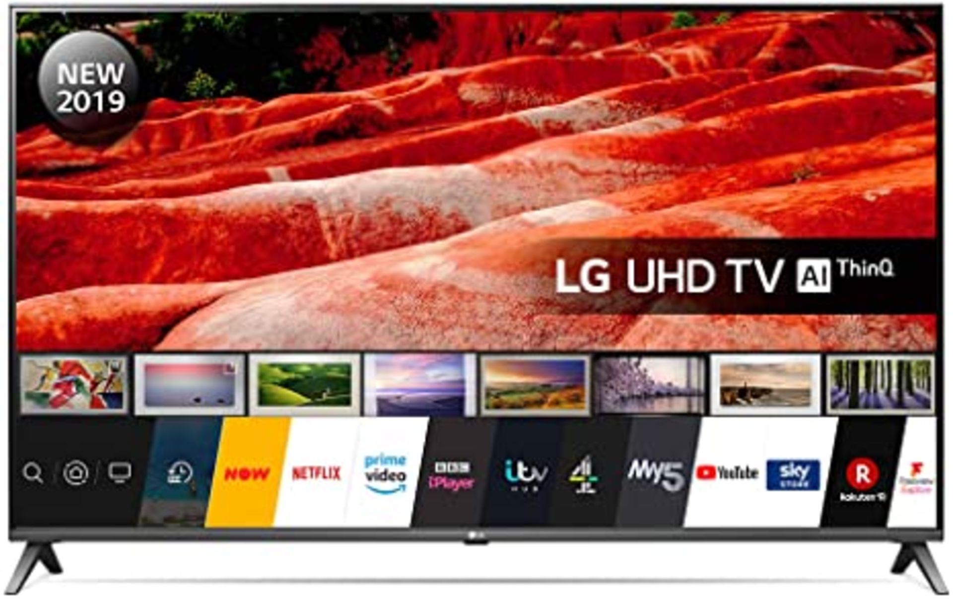 1 BOXED LG 50" 50UM7500PLA 4K ULTRA HD AI THINQ LED SMART TV WITH STAND RRP Â£649.99 (WORKING,