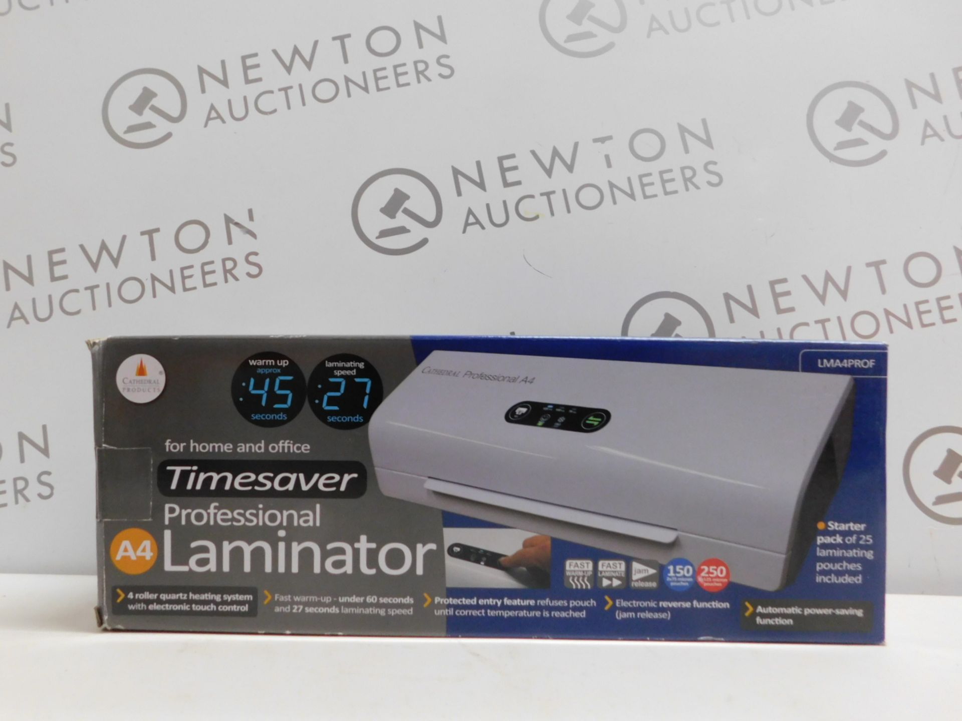 1 BOXED CATHEDRAL TIMESAVER PROFESSIONAL A4 LAMINATOR RRP Â£64.99