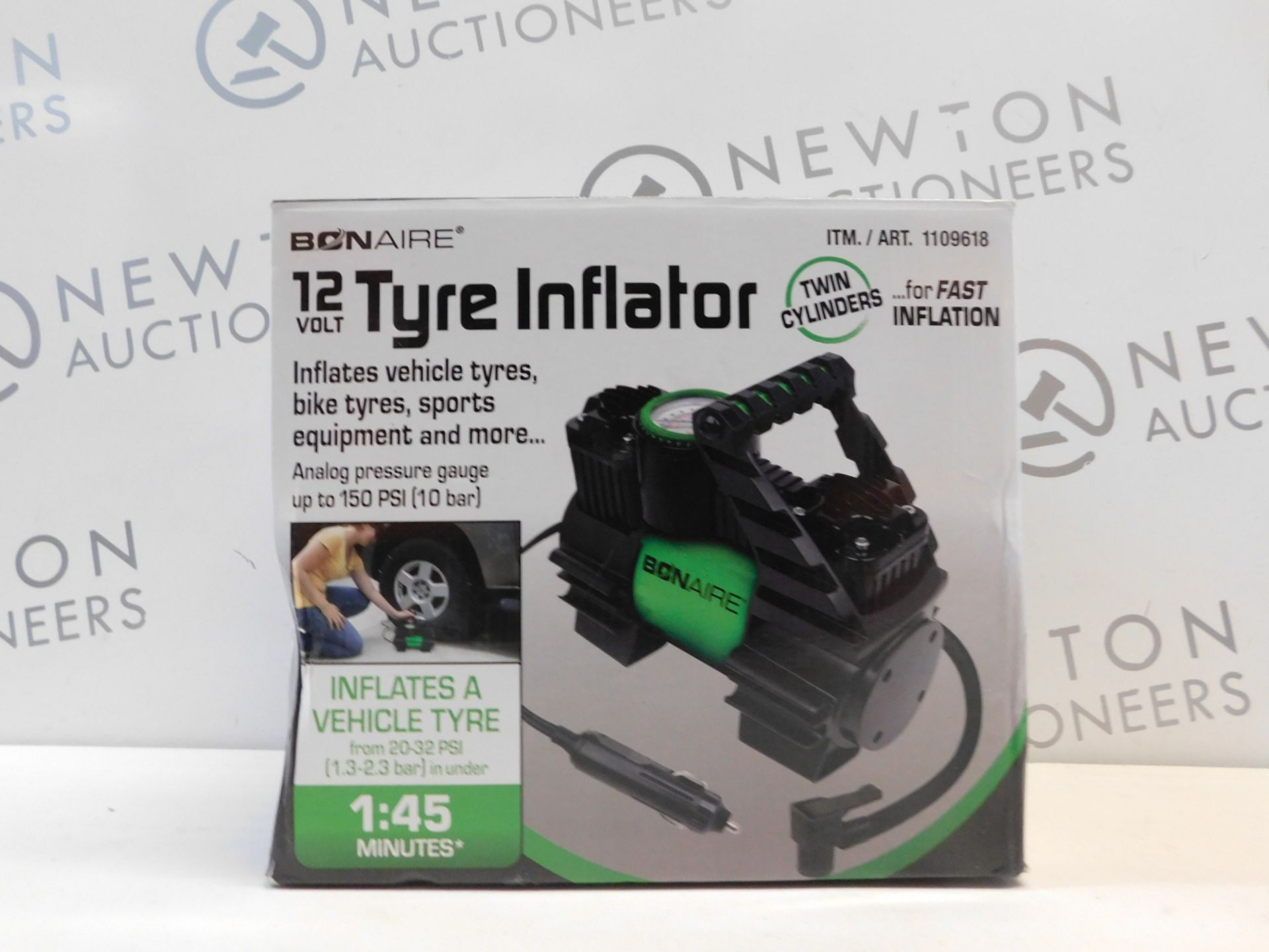 1 BOXED BONAIRE TC12CUK 12 VOLT INFLATOR RRP Â£49.99