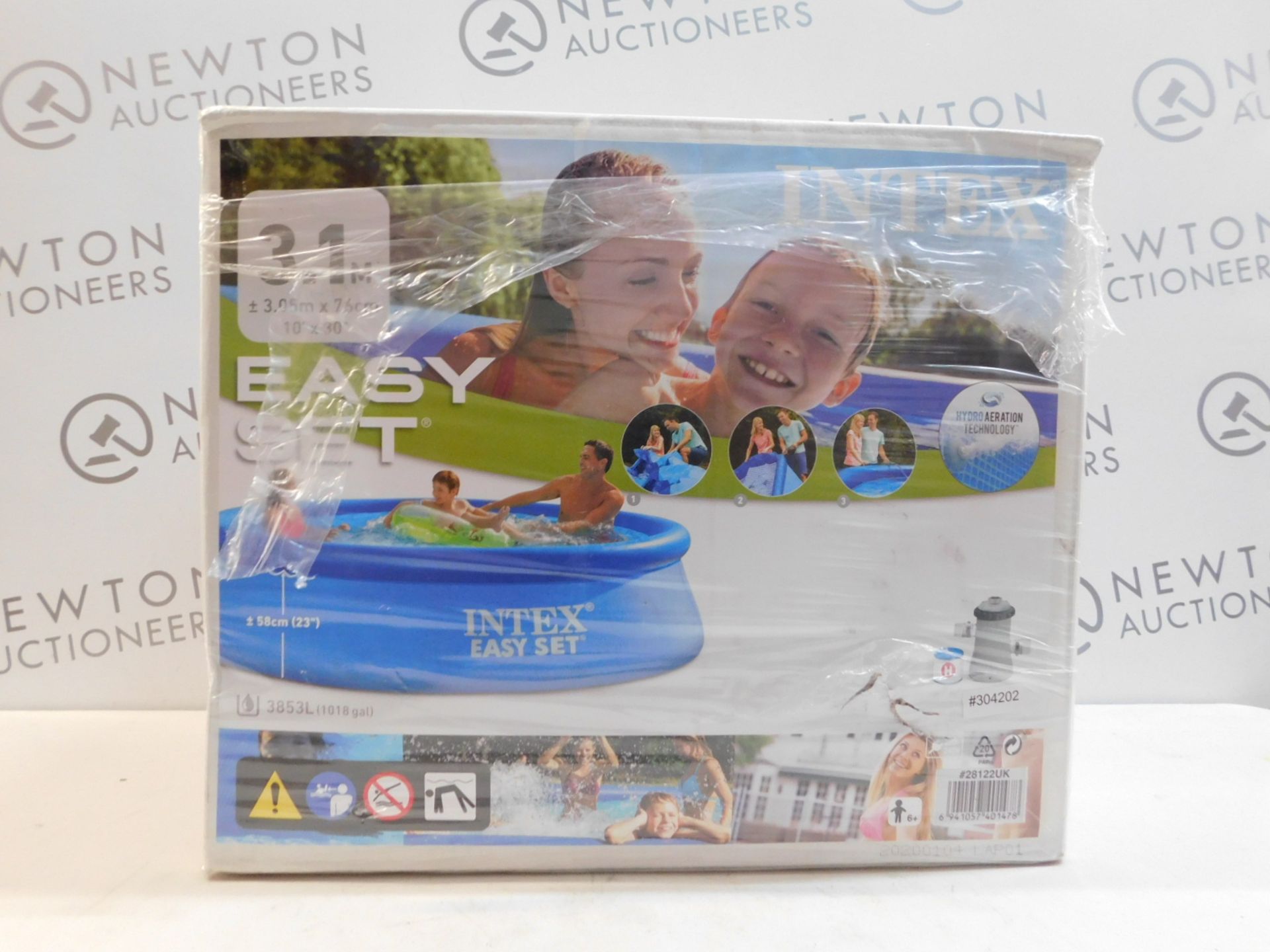 1 BOXED INTEX EASY SET 3.1M SWIMMING POOL RRP Â£39.99