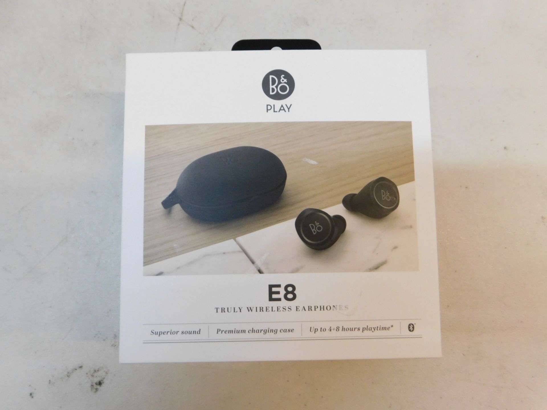 1 BOXED BANG AND OLUFSEN E8 TRUE WIRELESS BLUETOOTH EARPHONES RRP Â£299