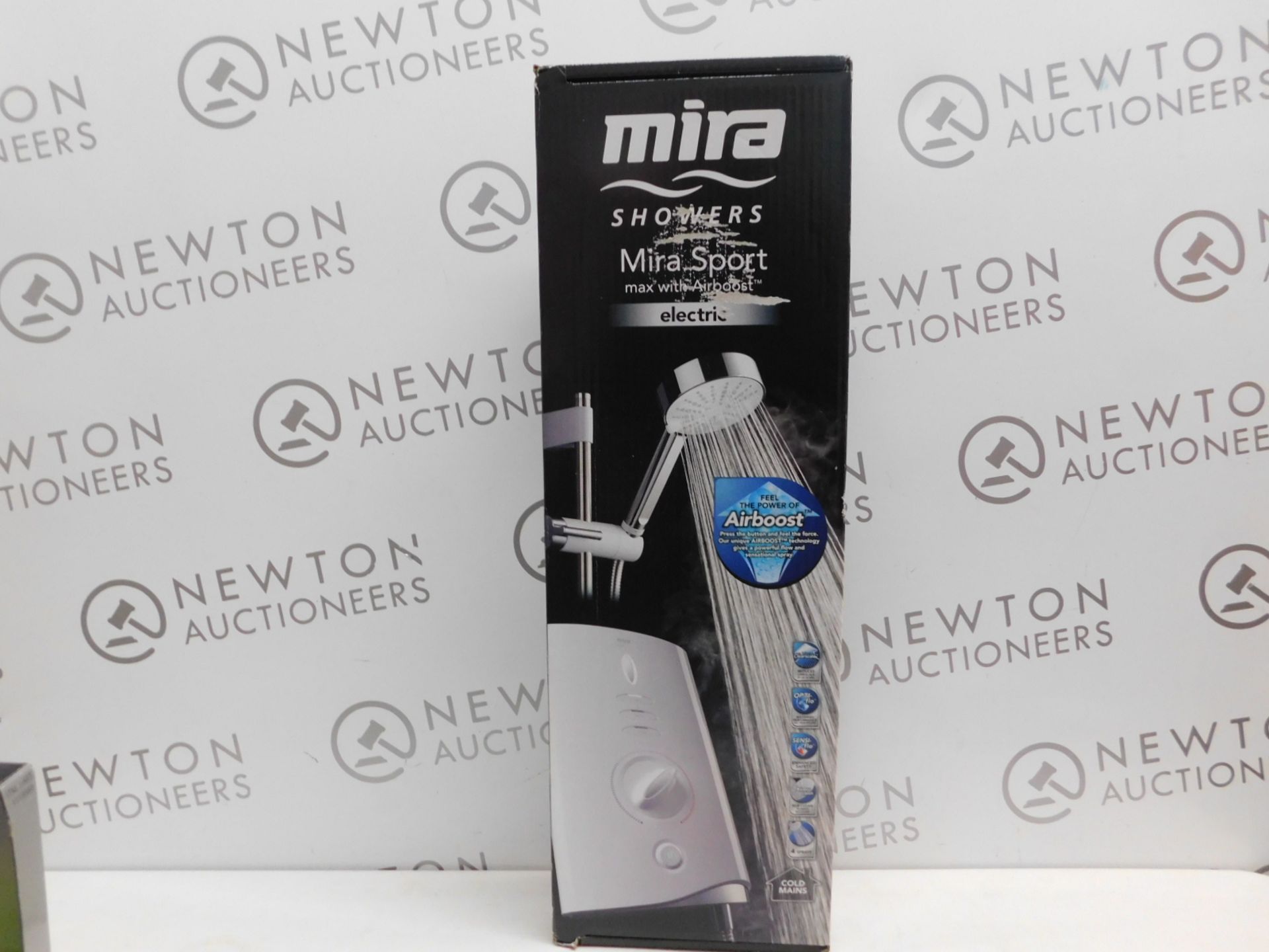 1 BOXED MIRA SHOWERS MIRA SPORT MAX WITH AIRBOOST WHITE 9KW MANUAL ELECTRIC SHOWER RRP Â£299