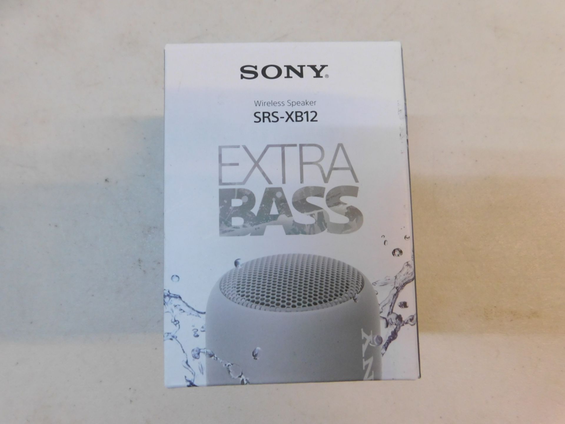 1 BOXED SONY SRS-XB12 EXTRA BASS WIRELESS BLUETOOTH SPEAKER RRP Â£59.99