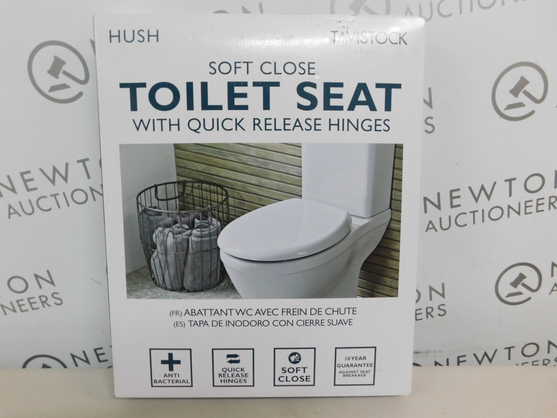 1 BOXED TAVISTOCK HUSH SOFT CLOSE QUICK RELEASE TOILET SEAT RRP Â£39.99