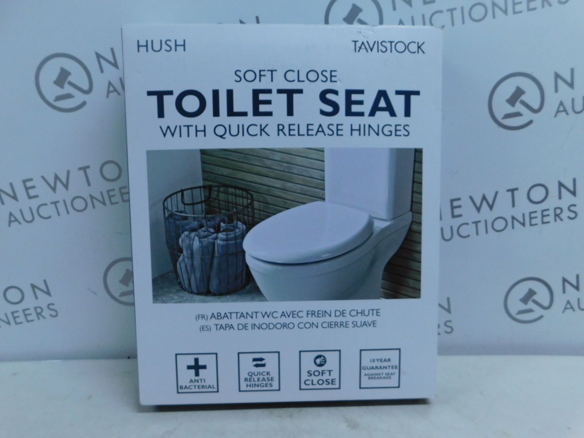 1 BOXED TAVISTOCK HUSH SOFT CLOSE QUICK RELEASE TOILET SEAT RRP Â£39.99