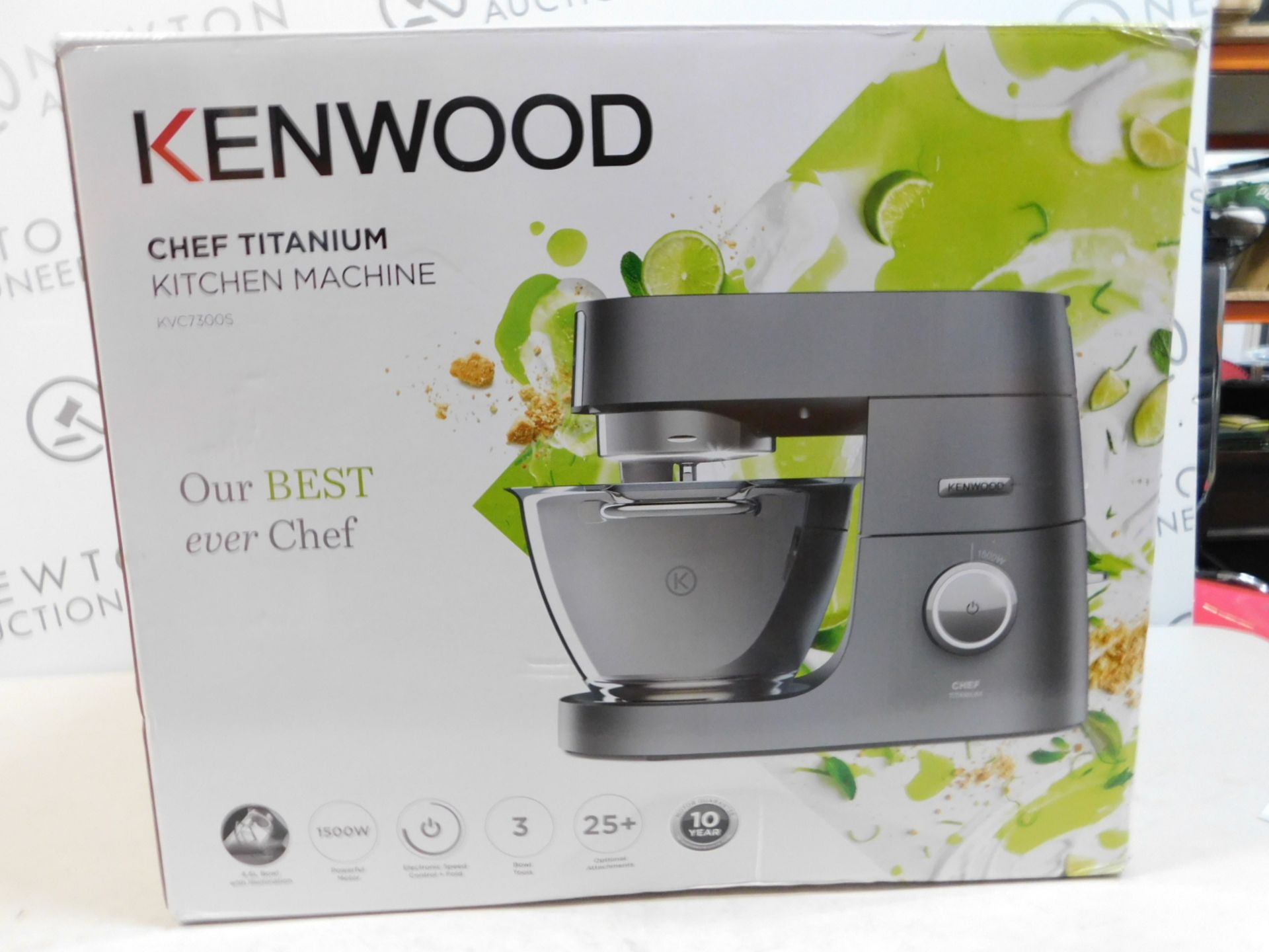 1 BOXED KENWOOD KVC3110S CHEF TITANIUM 4.6L STAND MIXER WITH ACCESSORIES RRP Â£449.99