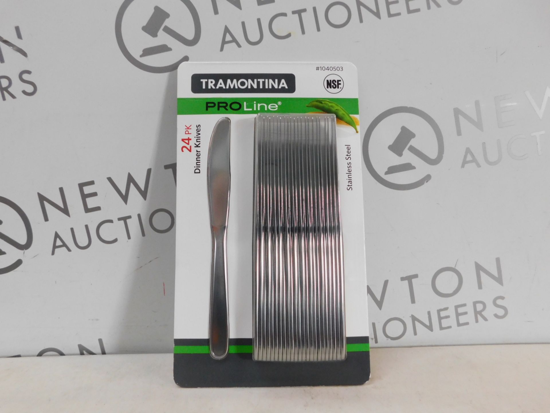 1 BRAND NEW PACK OF TRAMONTINA PROLINE 24PK STAINLESS STEEL DINNER KNIVES RRP Â£22.99