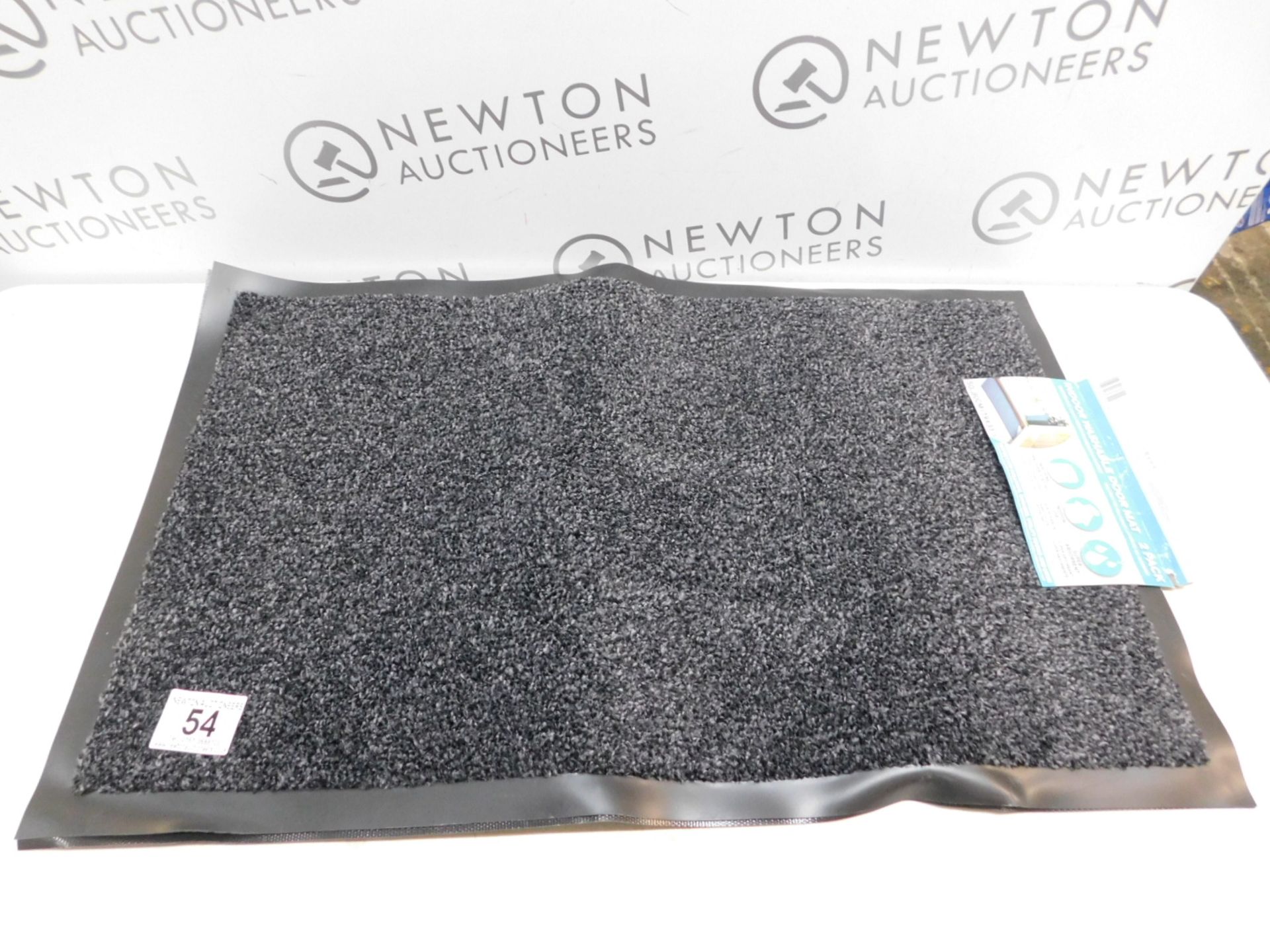 2 RUBBERISED ENTRANCE MATS RRP Â£22.99