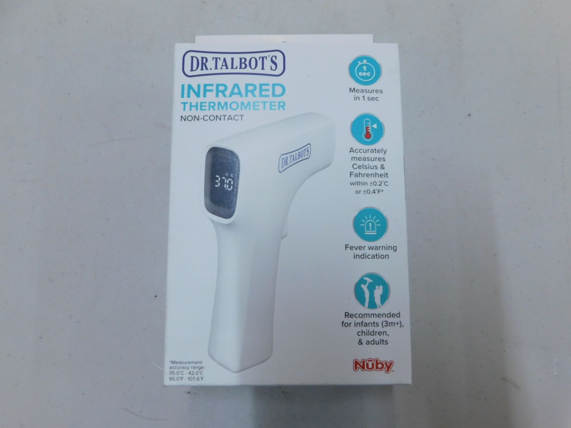 1 BOXED DR TALBOTS INFRARED THERMOMETER NON-CONTACT RRP Â£79.99 - Image 2 of 2