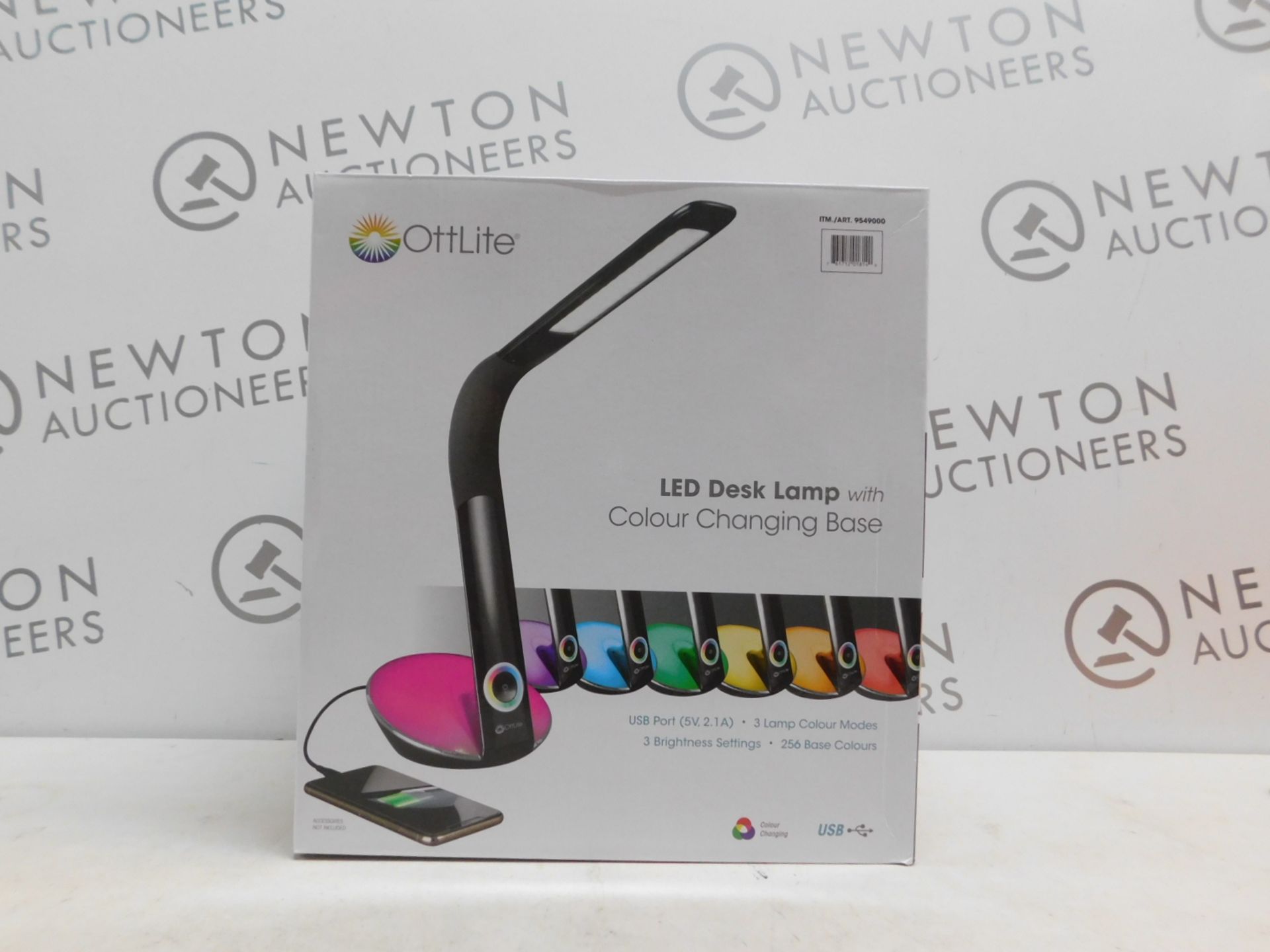 1 BOXED OTTLITE LED DESK LAMP WITH COLOUR CHANGING BASE RRP Â£49.99 - Image 2 of 2