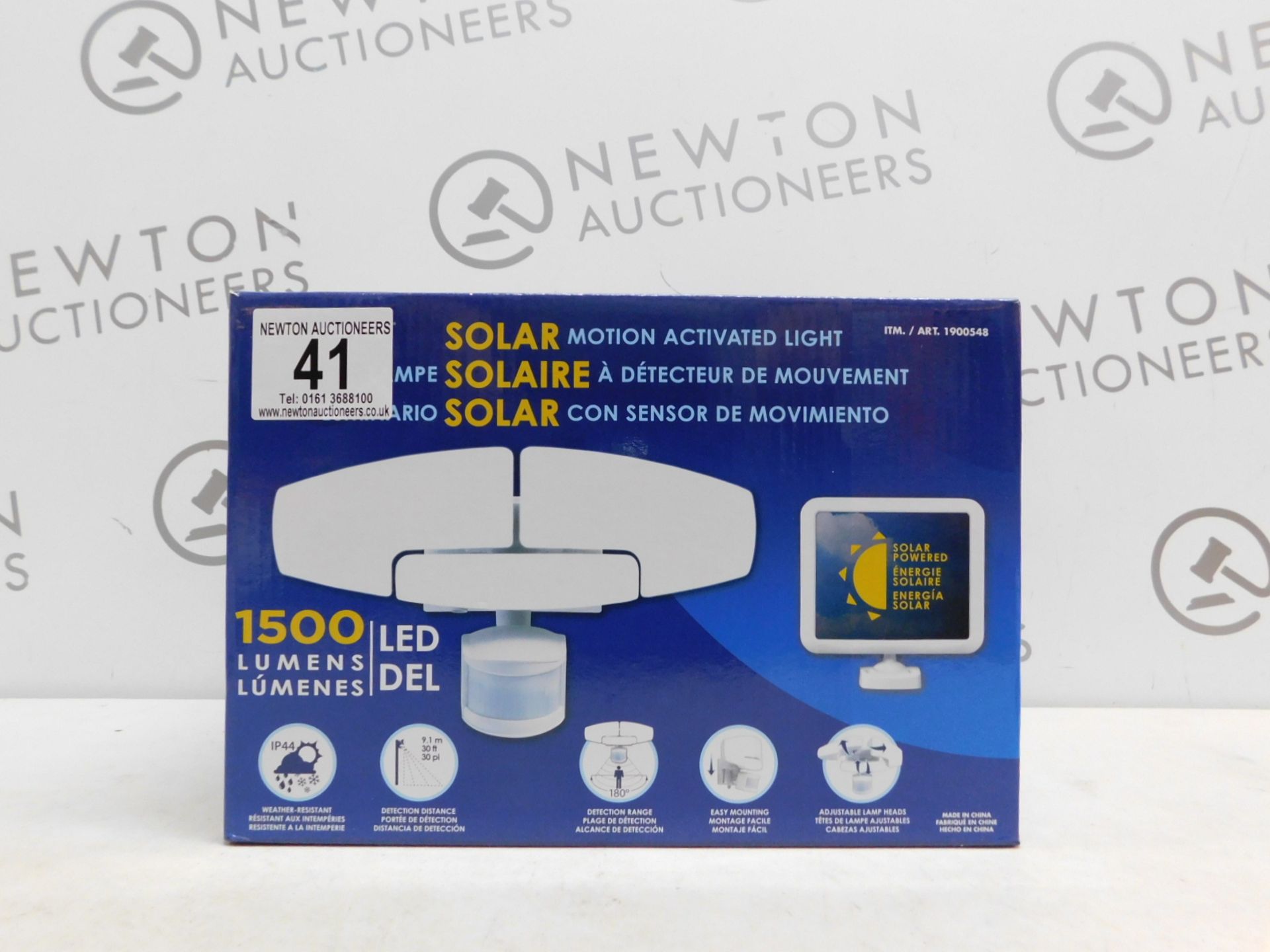 1 BOXED SUNFORCE 150 LED TRIPLE HEAD SOLAR MOTION ACTIVATED LIGHT RRP Â£119.99 - Image 2 of 2