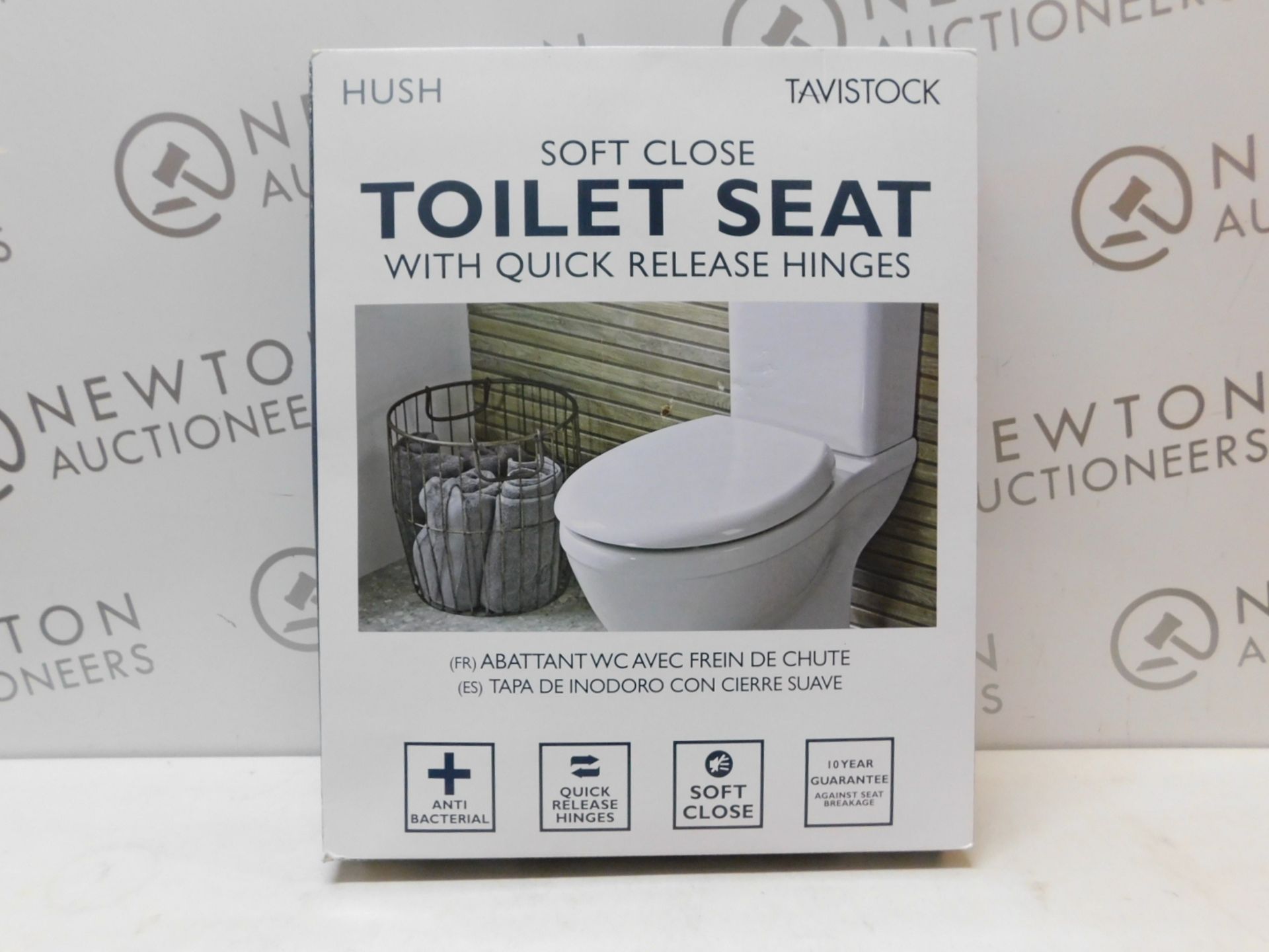 1 BOXED TAVISTOCK HUSH SOFT CLOSE QUICK RELEASE TOILET SEAT RRP Â£39.99