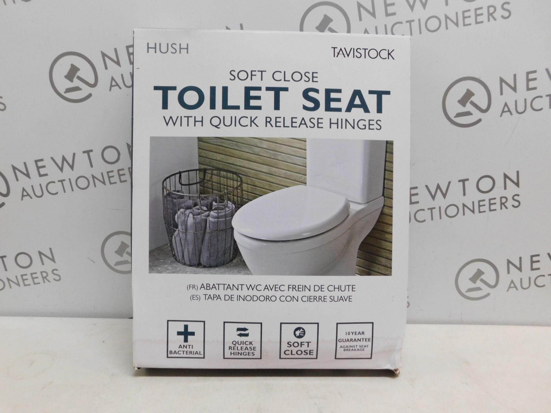 1 BRAND NEW BOXED TAVISTOCK HUSH SOFT CLOSE QUICK RELEASE TOILET SEAT RRP Â£39.99