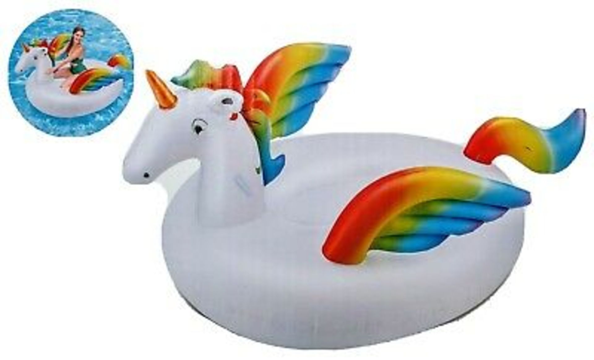 1 POLYGROUP SUMMER WAVES GIANT UNICORN LOUNGE RRP Â£29.99 (GENERIC IMAGE GUIDE) - Image 2 of 2