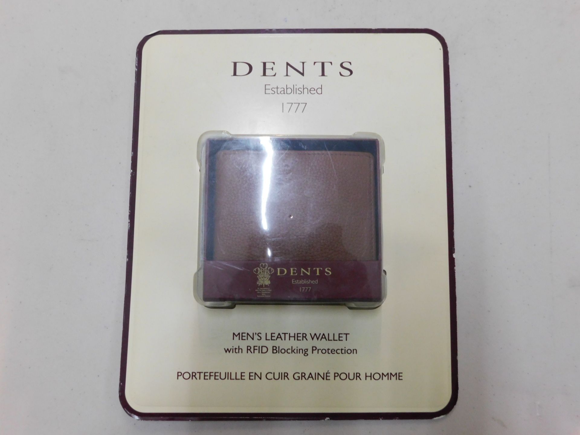 1 PACK OF DENTS MENS LEATHER WALLET WITH RFID BLOCKING PROTECTION RRP Â£29.9