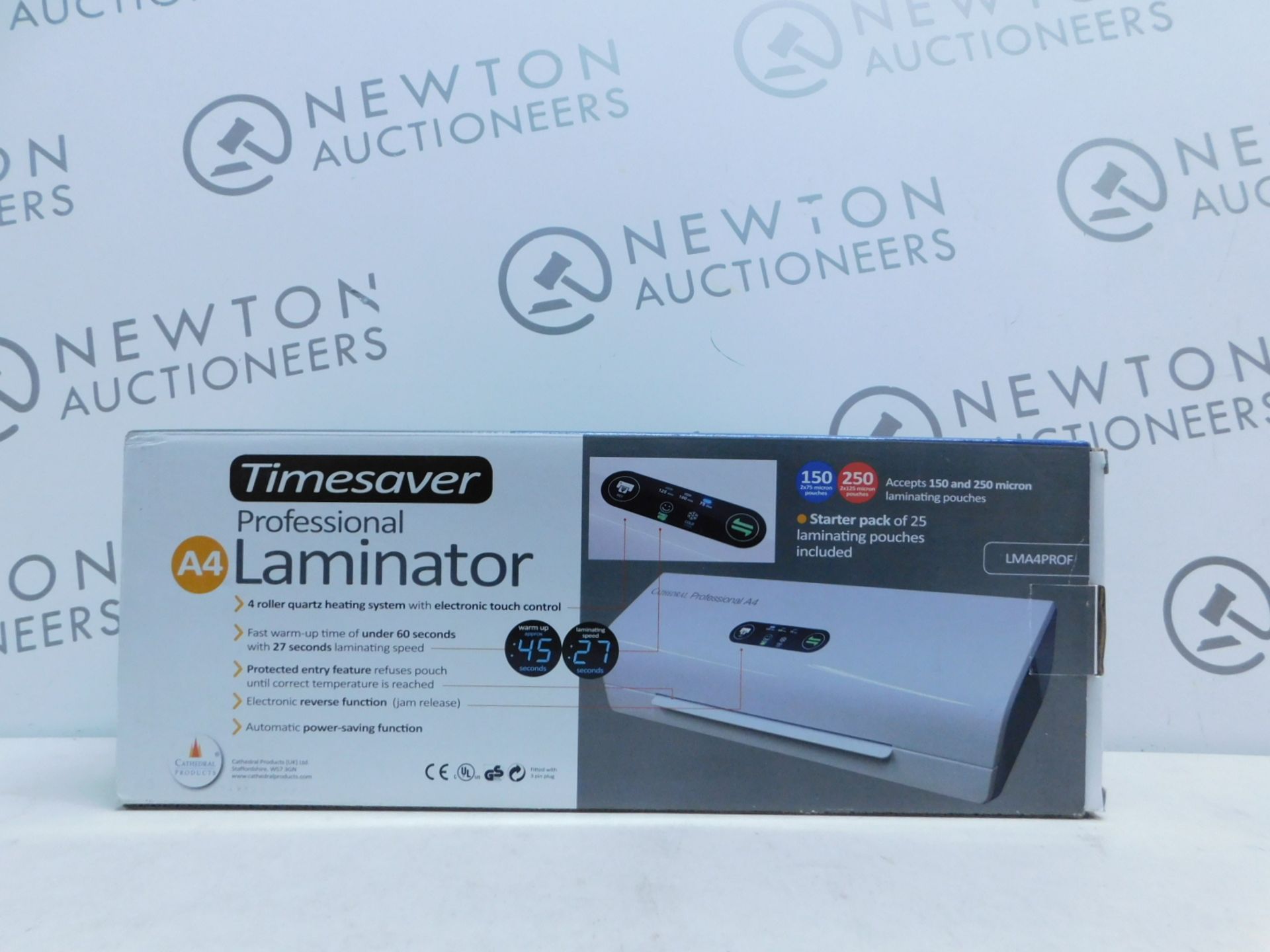 1 BOXED CATHEDRAL TIMESAVER PROFESSIONAL A4 LAMINATOR RRP Â£64.99