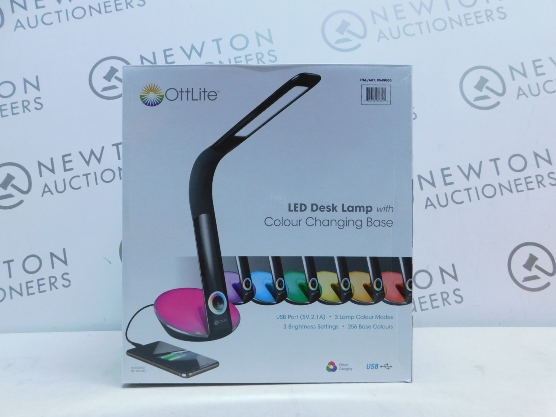 1 BOXED OTTLITE LED DESK LAMP WITH COLOUR CHANGING BASE RRP Â£49.99