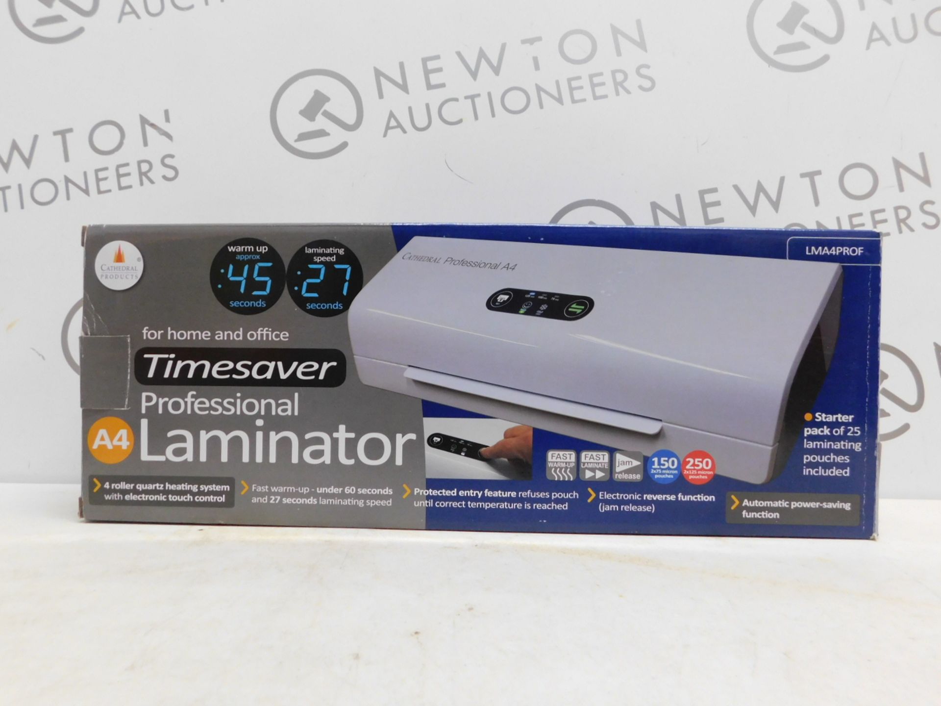 1 BOXED CATHEDRAL TIMESAVER PROFESSIONAL A4 LAMINATOR RRP £64.99