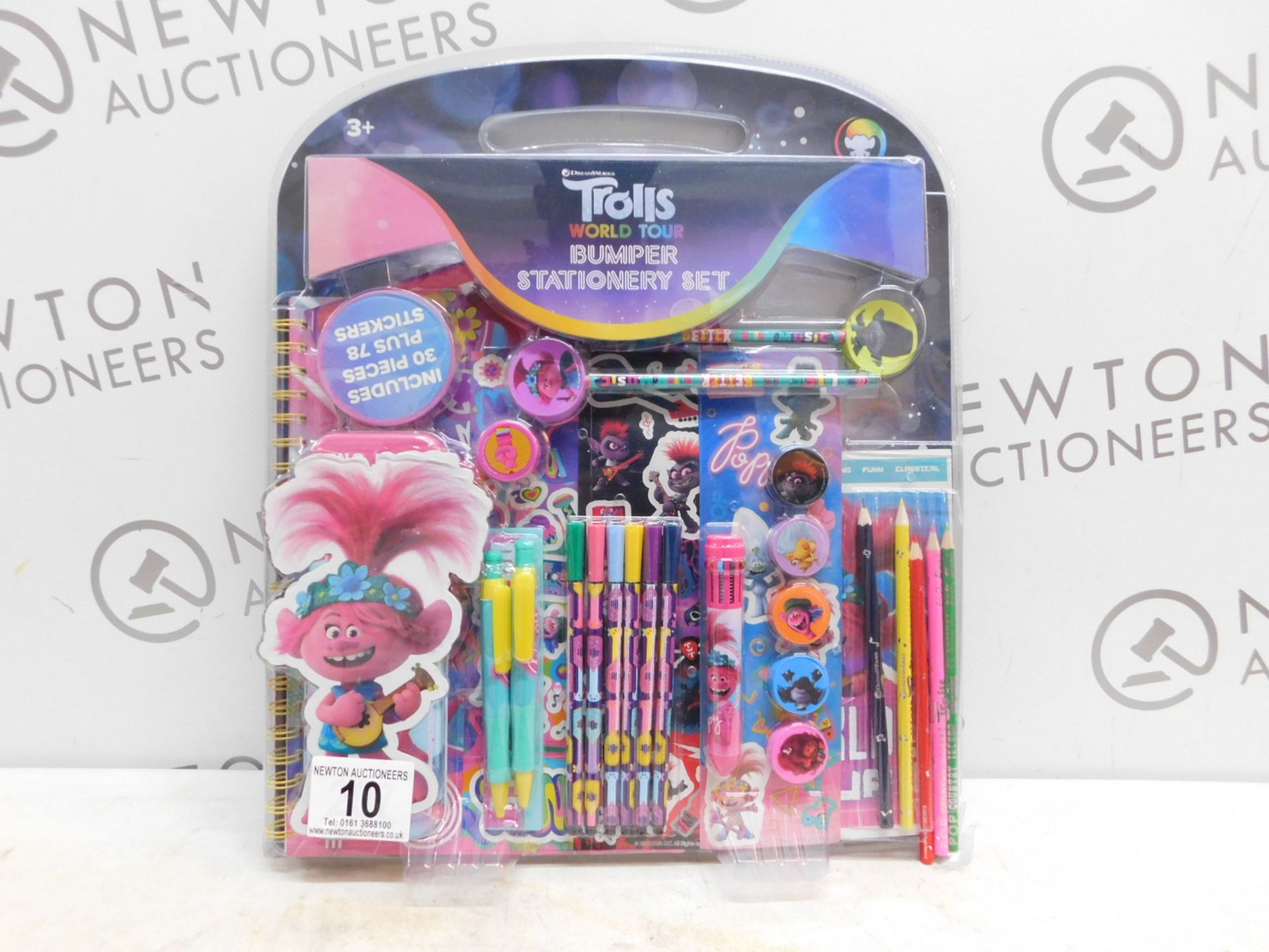 1 PACK OF TROLLS BUMPER STATIONARY GIFT SET RRP £29.99