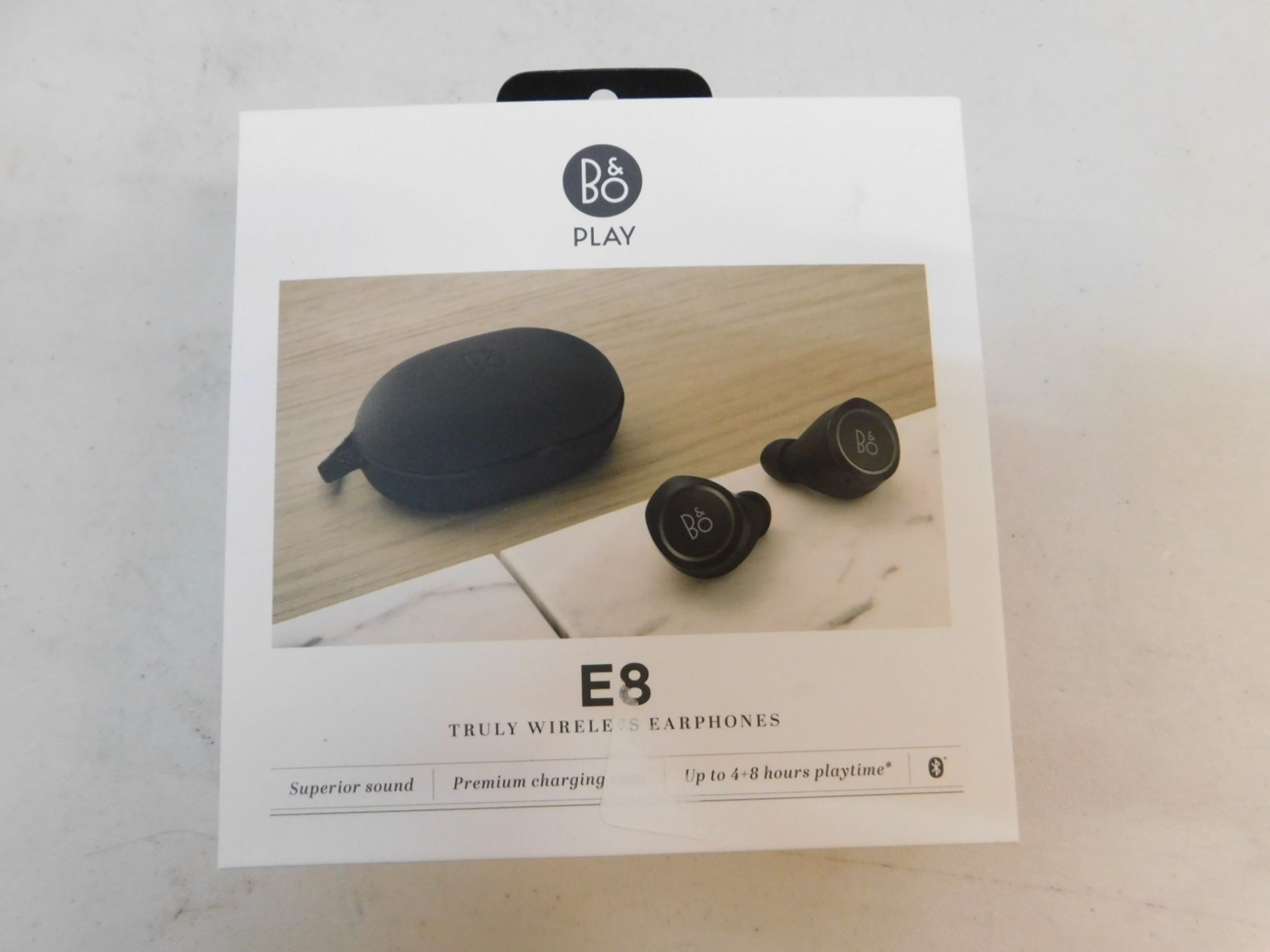 1 BOXED BANG AND OLUFSEN E8 TRUE WIRELESS BLUETOOTH EARPHONES RRP £299