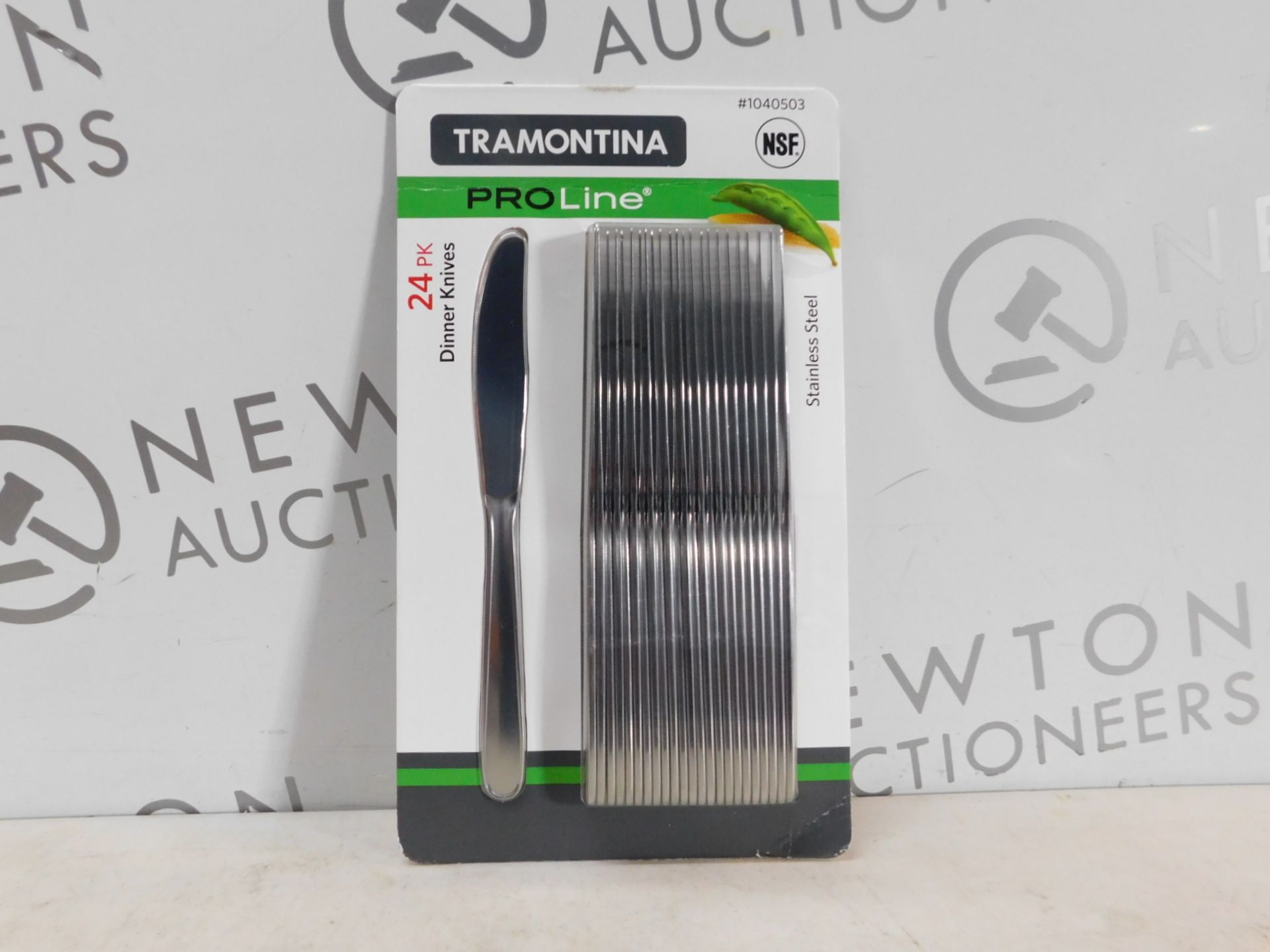 1 BRAND NEW PACK OF TRAMONTINA PROLINE 24PK STAINLESS STEEL DINNER KNIVES RRP £22.99