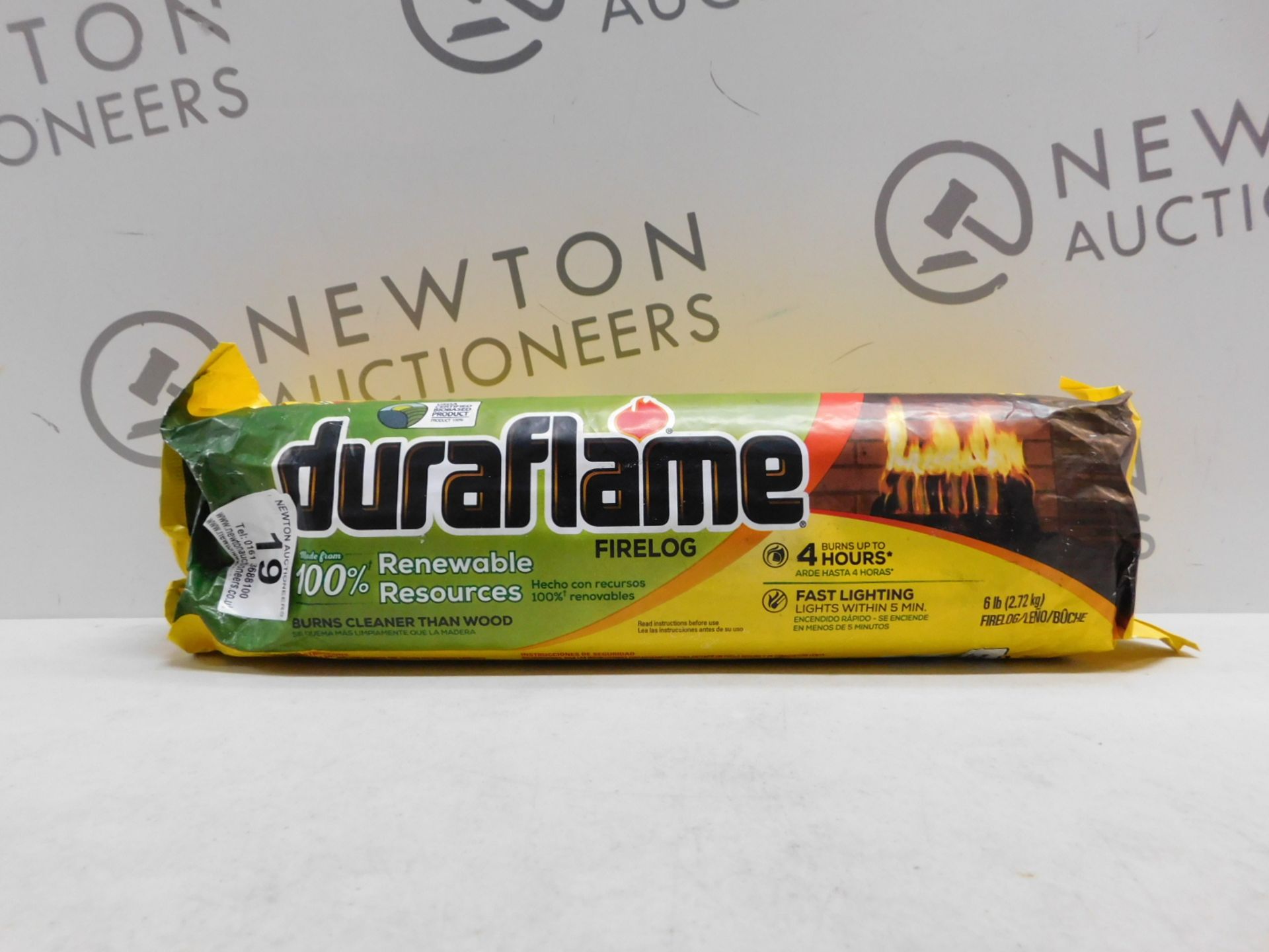 1 PACK OF DURAFLAME FIRELOG (2.7KG) RRP £5.99