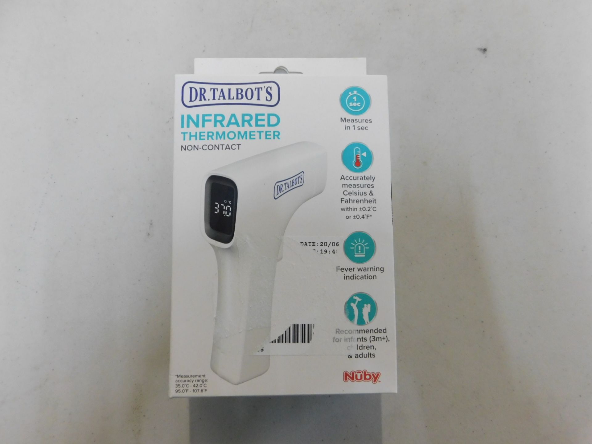 1 BOXED DR TALBOTS INFRARED THERMOMETER NON-CONTACT RRP Â£79.99