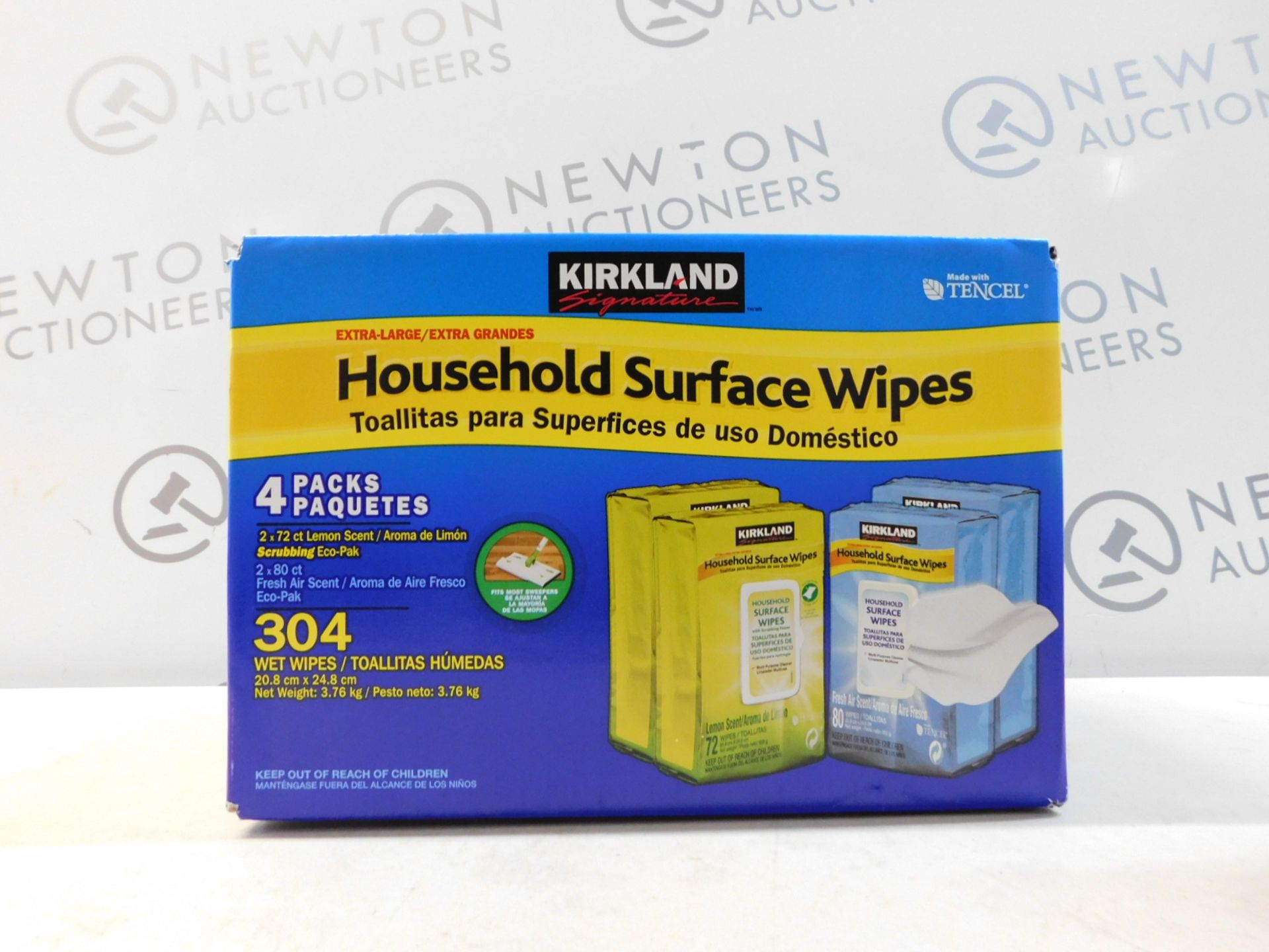 1 BOXED KIRKLAND SIGNATURE HOUSEHOLD SURFACE WIPES RRP £29.99