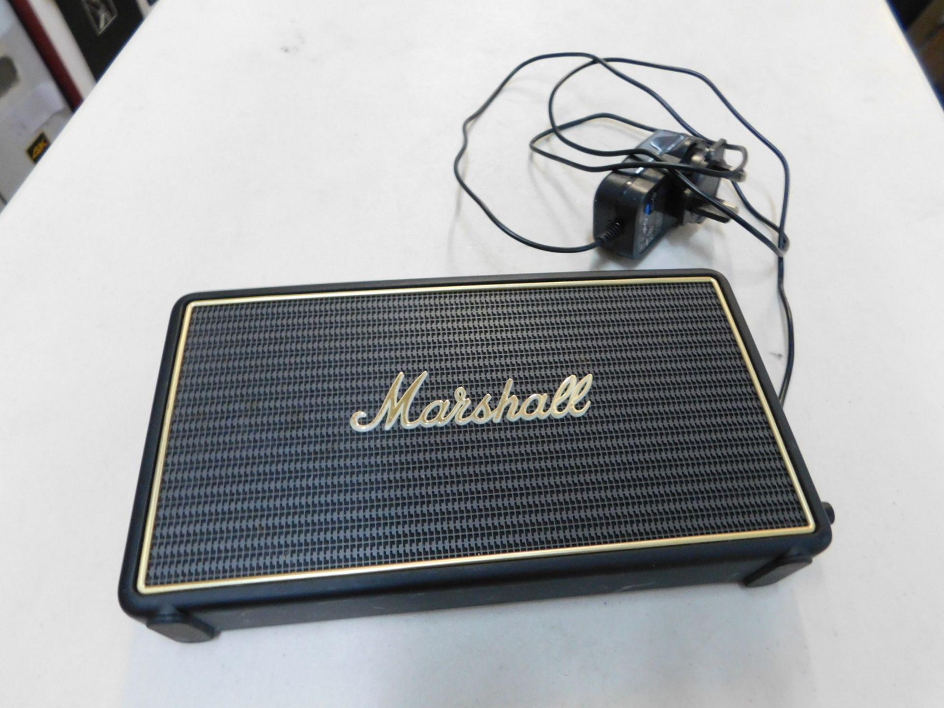 1 MARSHALL STOCKWELL BLUETOOTH PORTABLE SPEAKER RRP £149.99 (TESTED WORKING)