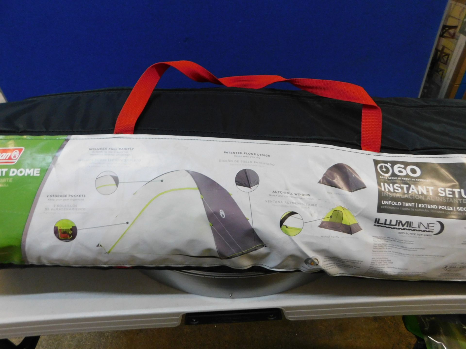 1 BAGGED COLEMAN INSTANT DOME 5 PERSON TENT RRP £199.99