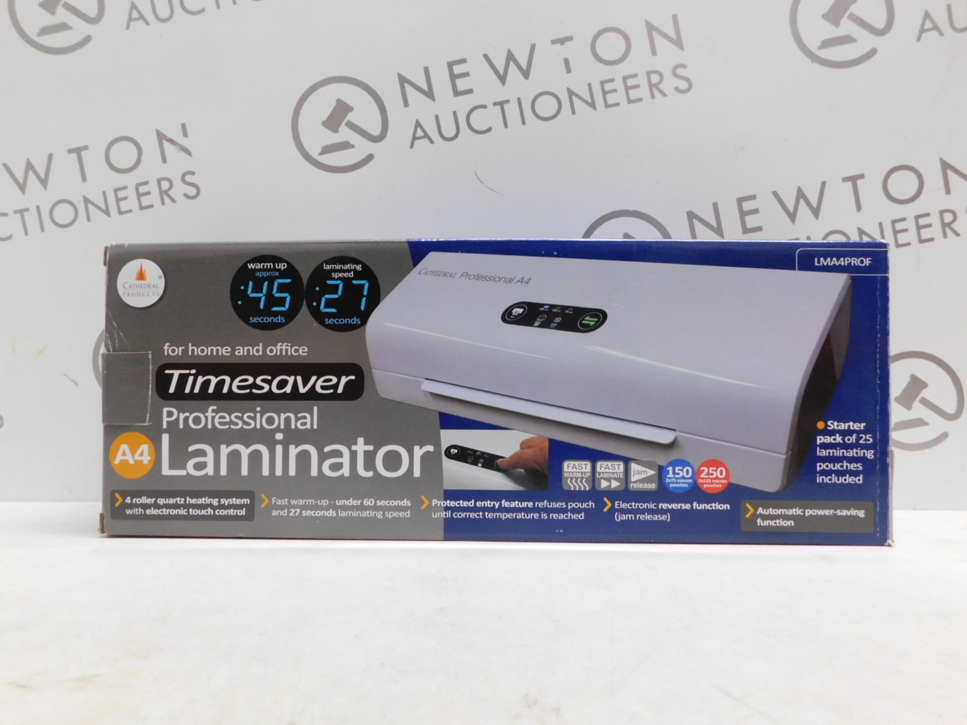 1 BOXED CATHEDRAL TIMESAVER PROFESSIONAL A4 LAMINATOR RRP £64.99