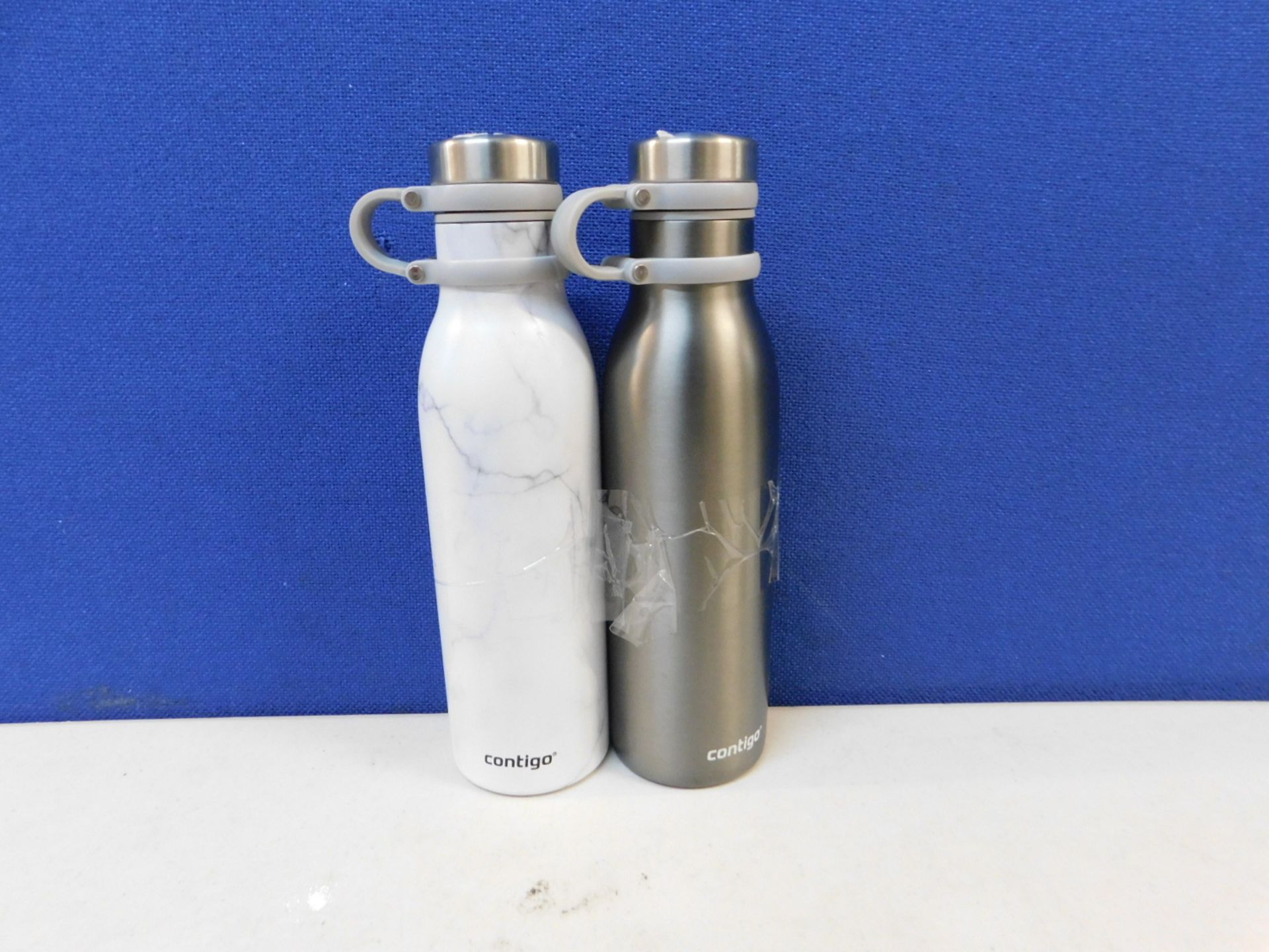 1 SET OF 2 CONTIGO COUTURE COLD INSULATED TRAVEL BOTTLES RRP £29.99