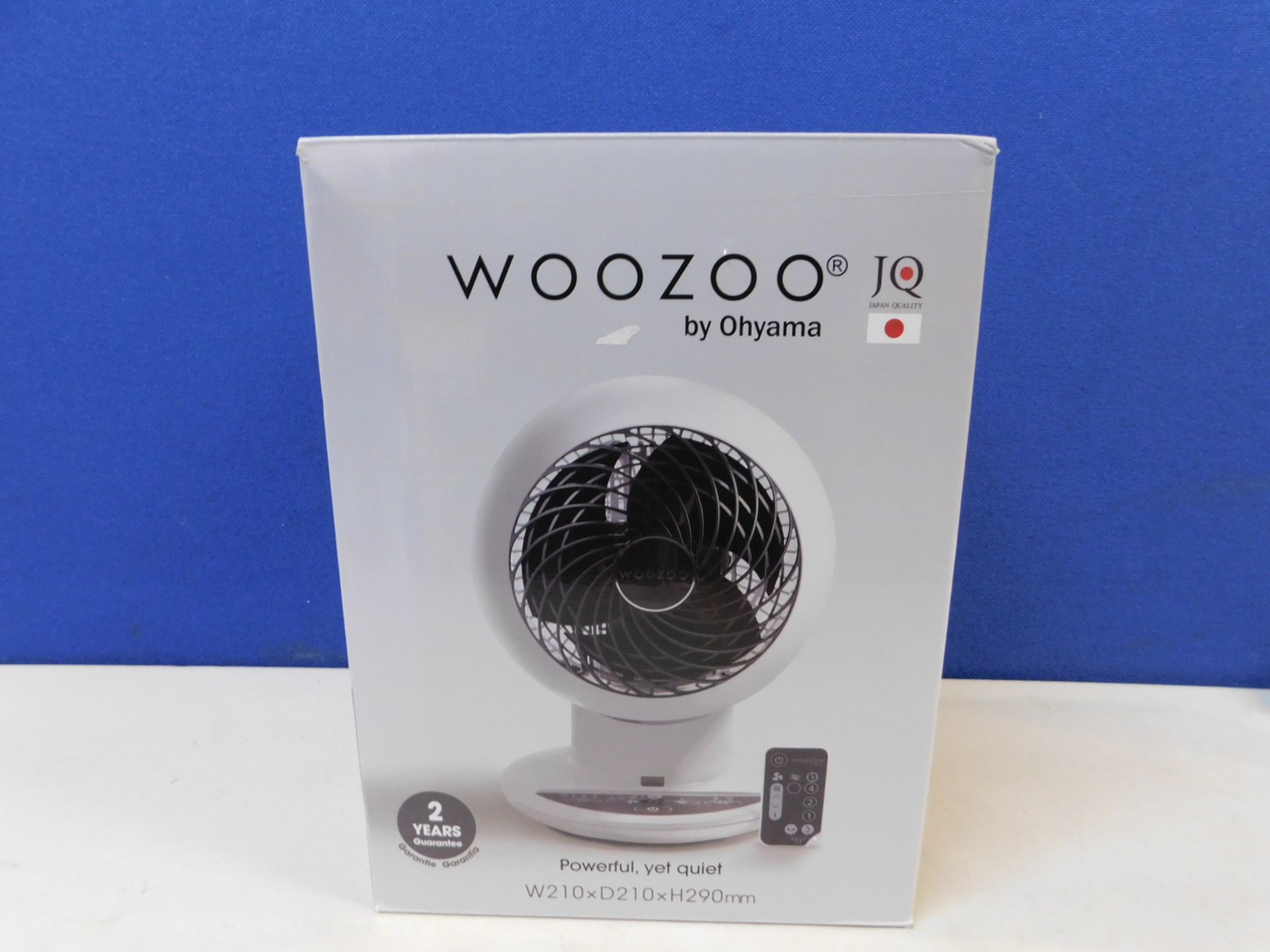 1 BOXED WOOZOO CIRCULATOR FAN BY OHAMA RRP £39.99