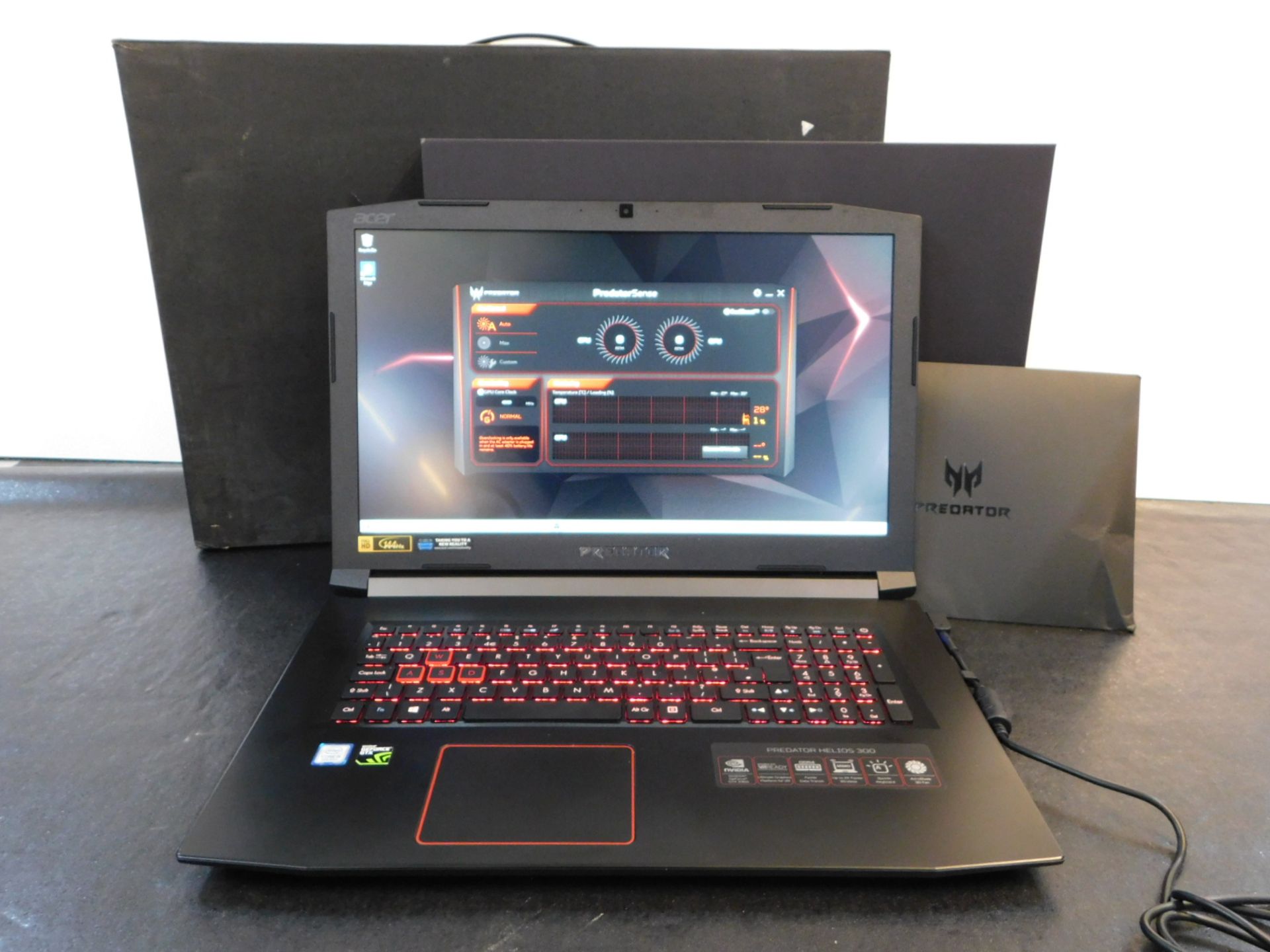 1 BOXED ACER PREDATOR HELIOS 300 GAMING LAPTOP PH317-52-56Y5 17.3" FULL HD, 144HZ, I5-8300H, 8GB