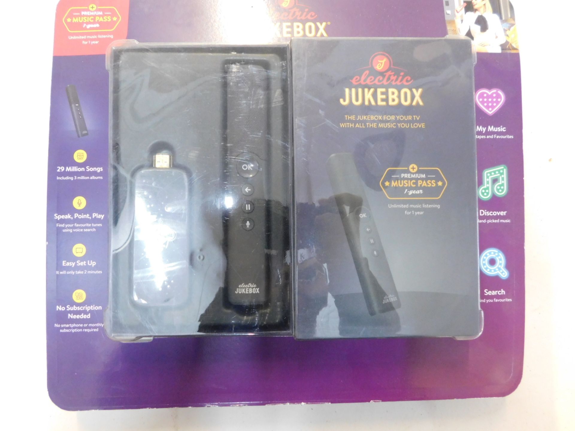 1 PACK OF ELECTRIC JUKEBOX STICK WITH REMOTE CONTROL RRP Â£199