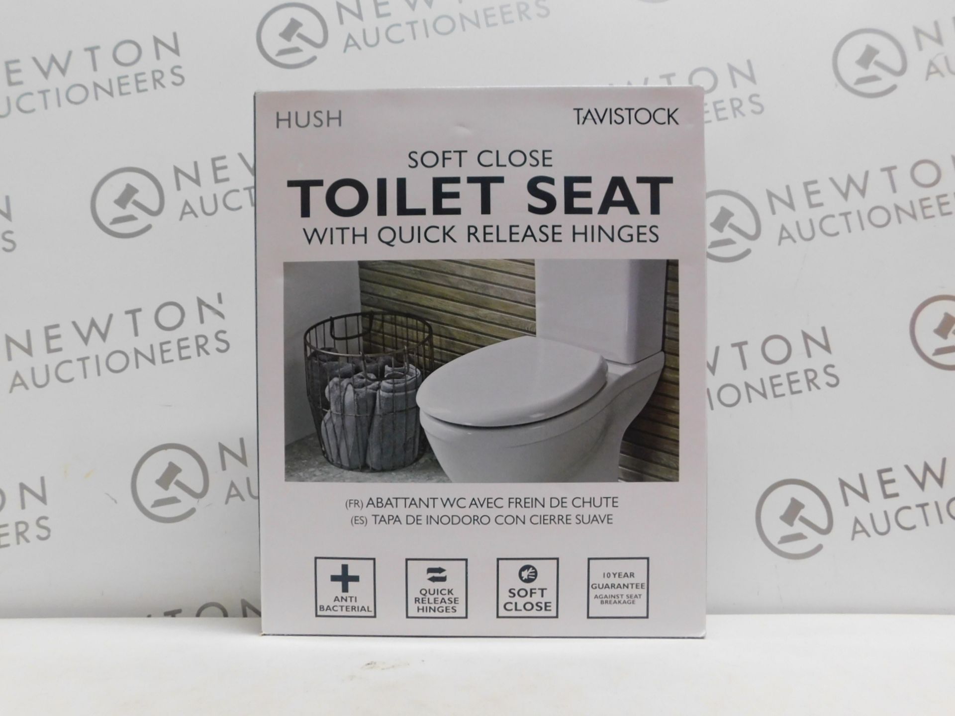 1 BOXED TAVISTOCK HUSH SOFT CLOSE QUICK RELEASE TOILET SEAT RRP Â£39.99