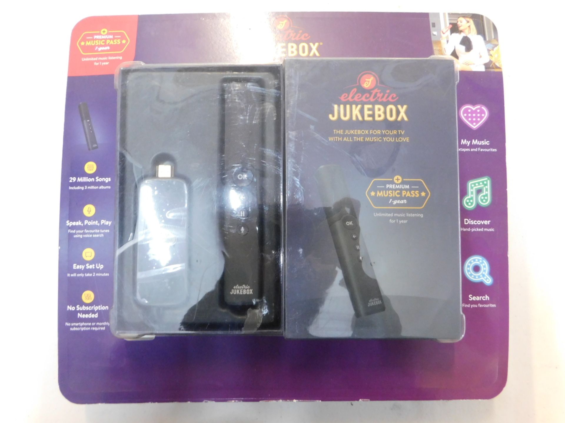 1 PACK OF ELECTRIC JUKEBOX STICK WITH REMOTE CONTROL RRP Â£199