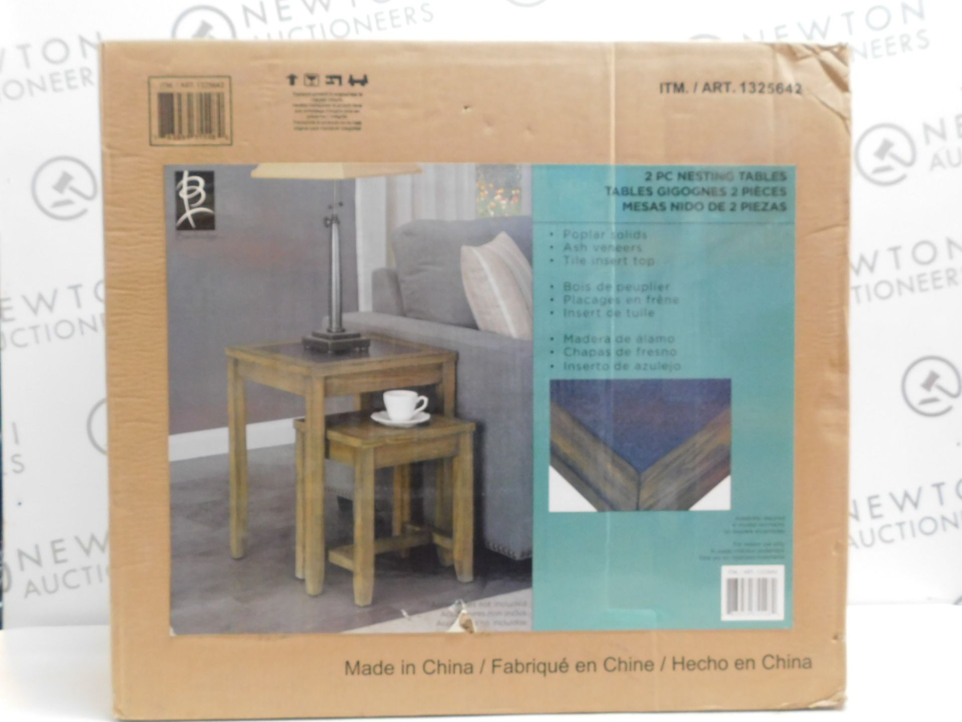 1 BOXED BAINBRIDGE HOME NEST OF 2 TABLES RRP Â£149.99