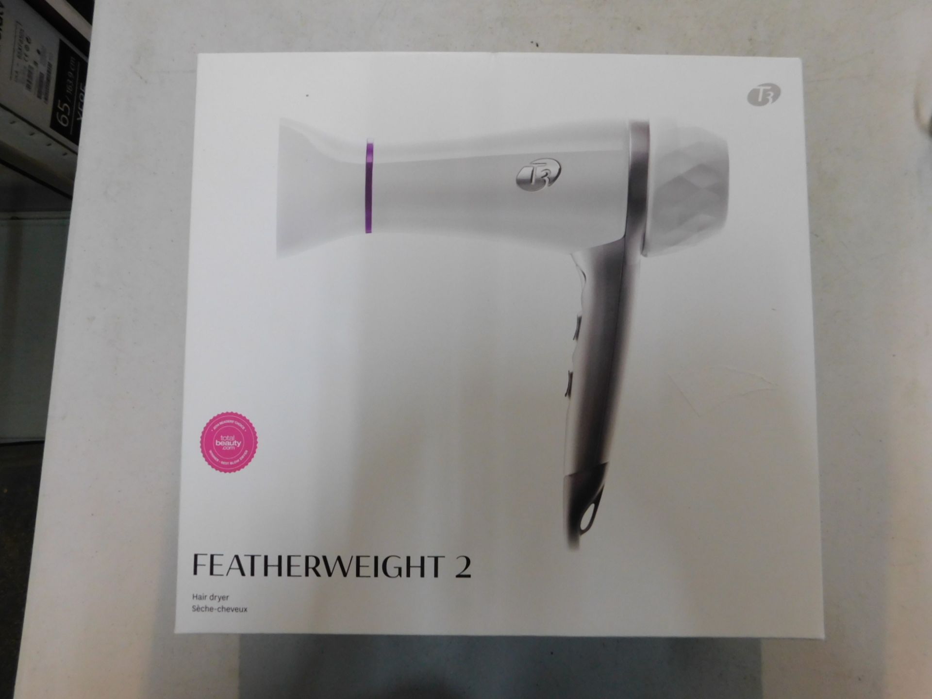 1 BOXED T3 FEATHERWEIGHT 2 1800W HAIR DRYER RRP Â£79.99