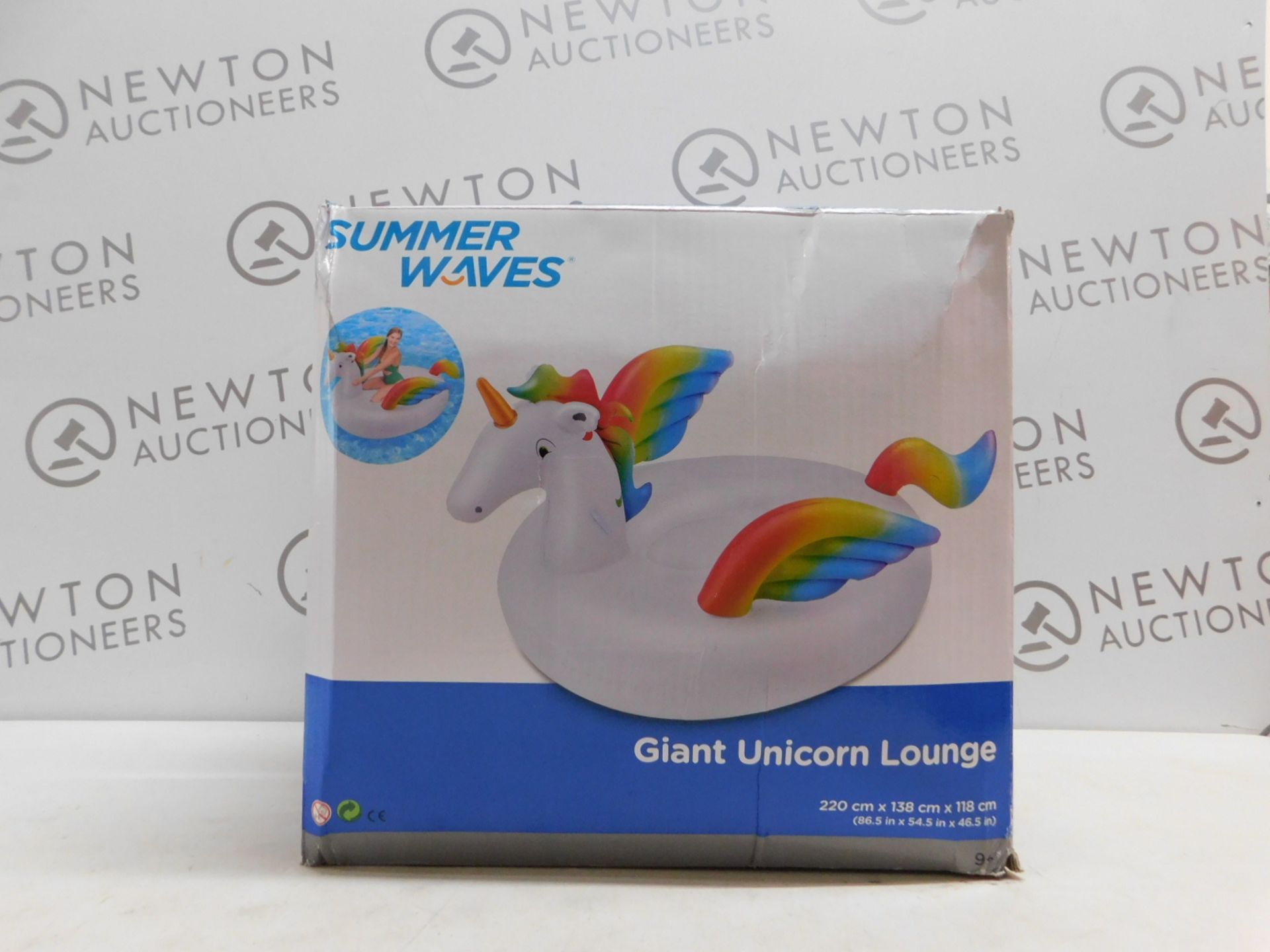 1 BOXED POLYGROUP SUMMER WAVES GIANT UNICORN LOUNGE RRP Â£29.99