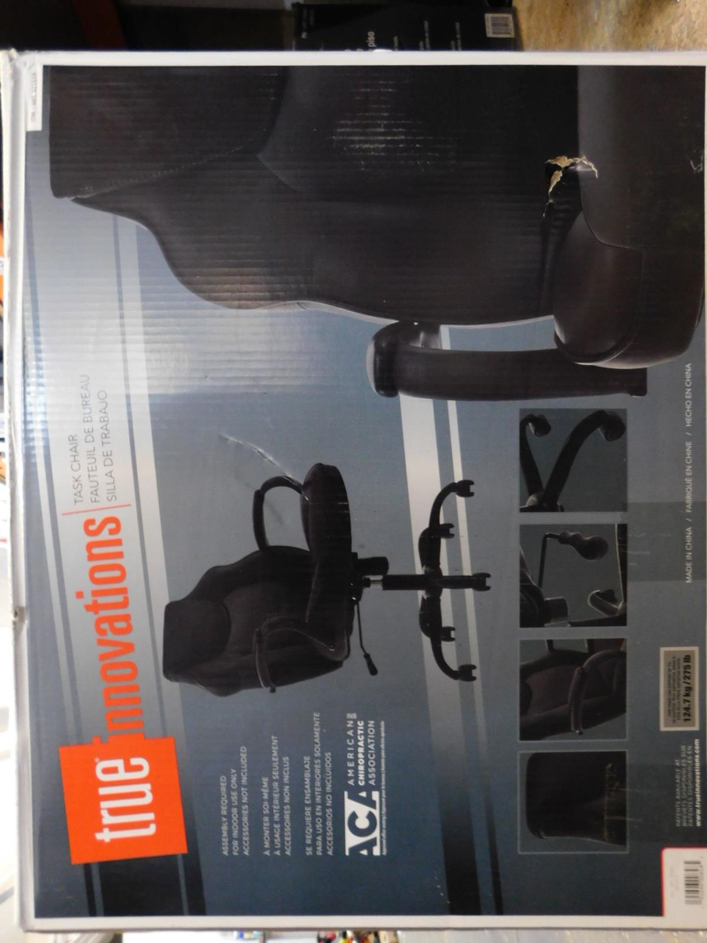 1 BOXED TRUE INNOVATIONS BACK TO SCHOOL OFFICE CHAIR RRP Â£99