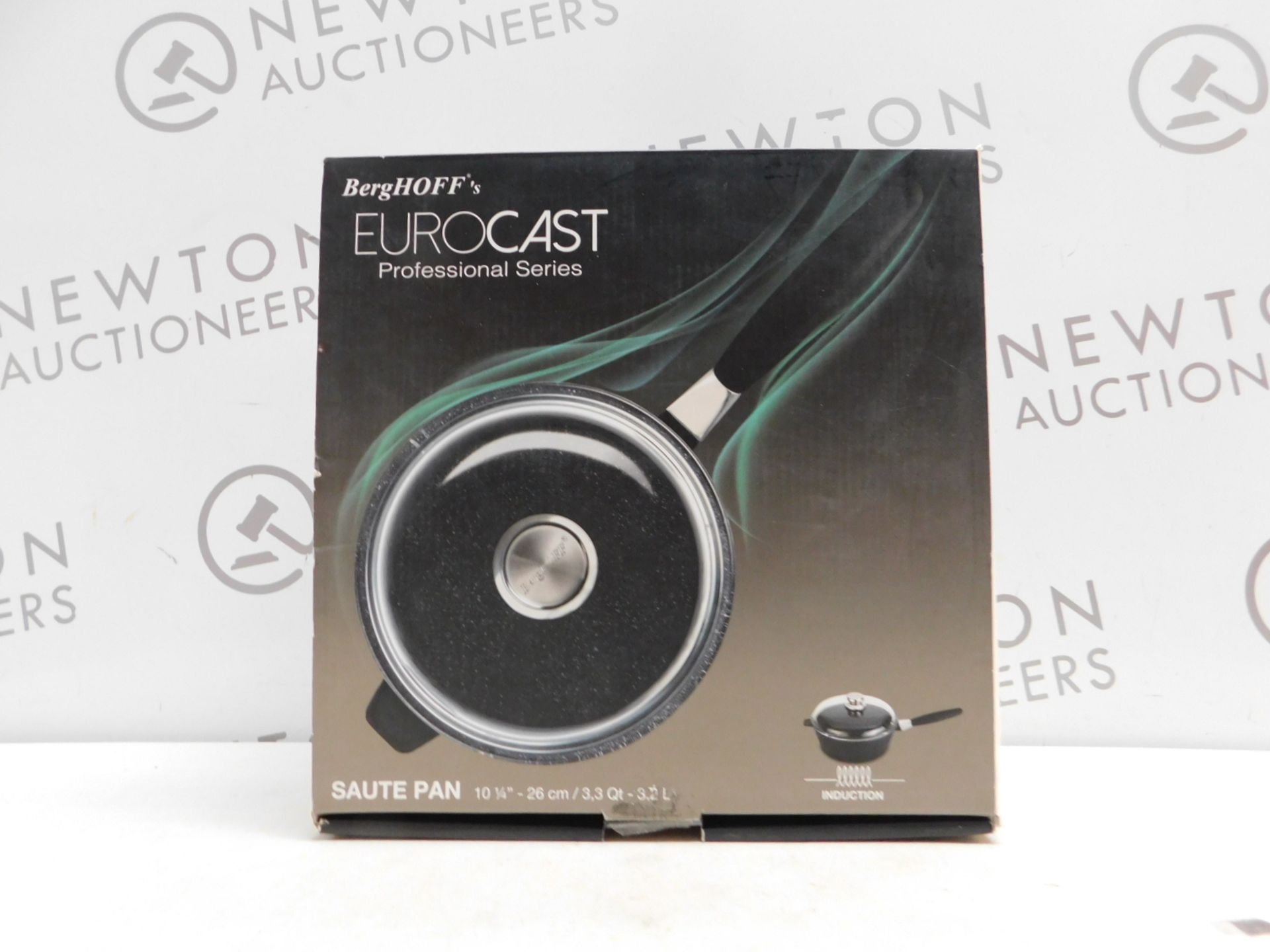 1 BRAND NEW BOXED BERGHOFF EUROCAST NON-STICK, SAUTEPAN 26CM (3.2L) RRP Â£69