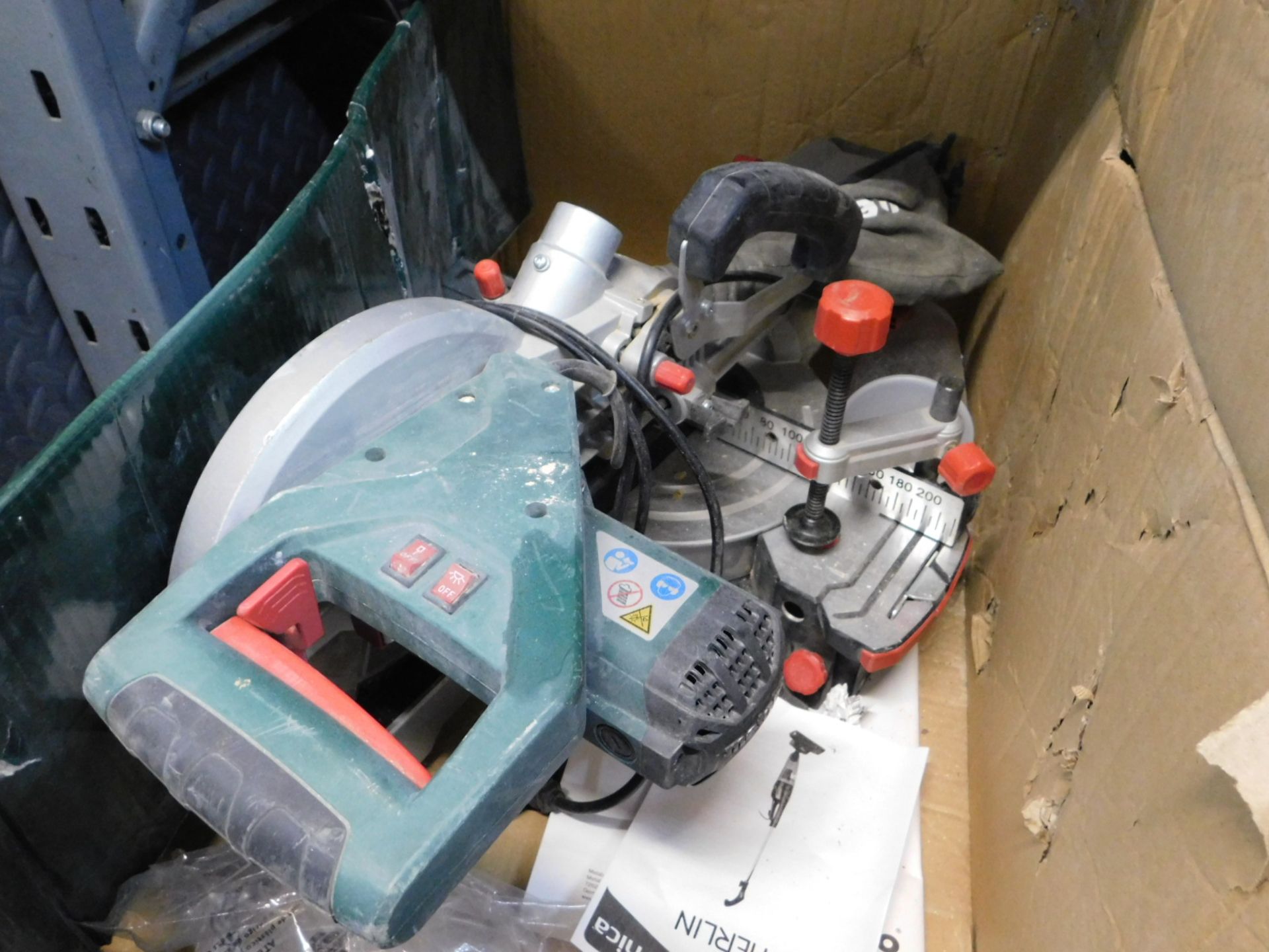 1 BOXED METABO KGS216M CROSS CUT SAW WITH LASER RRP Â£199.99