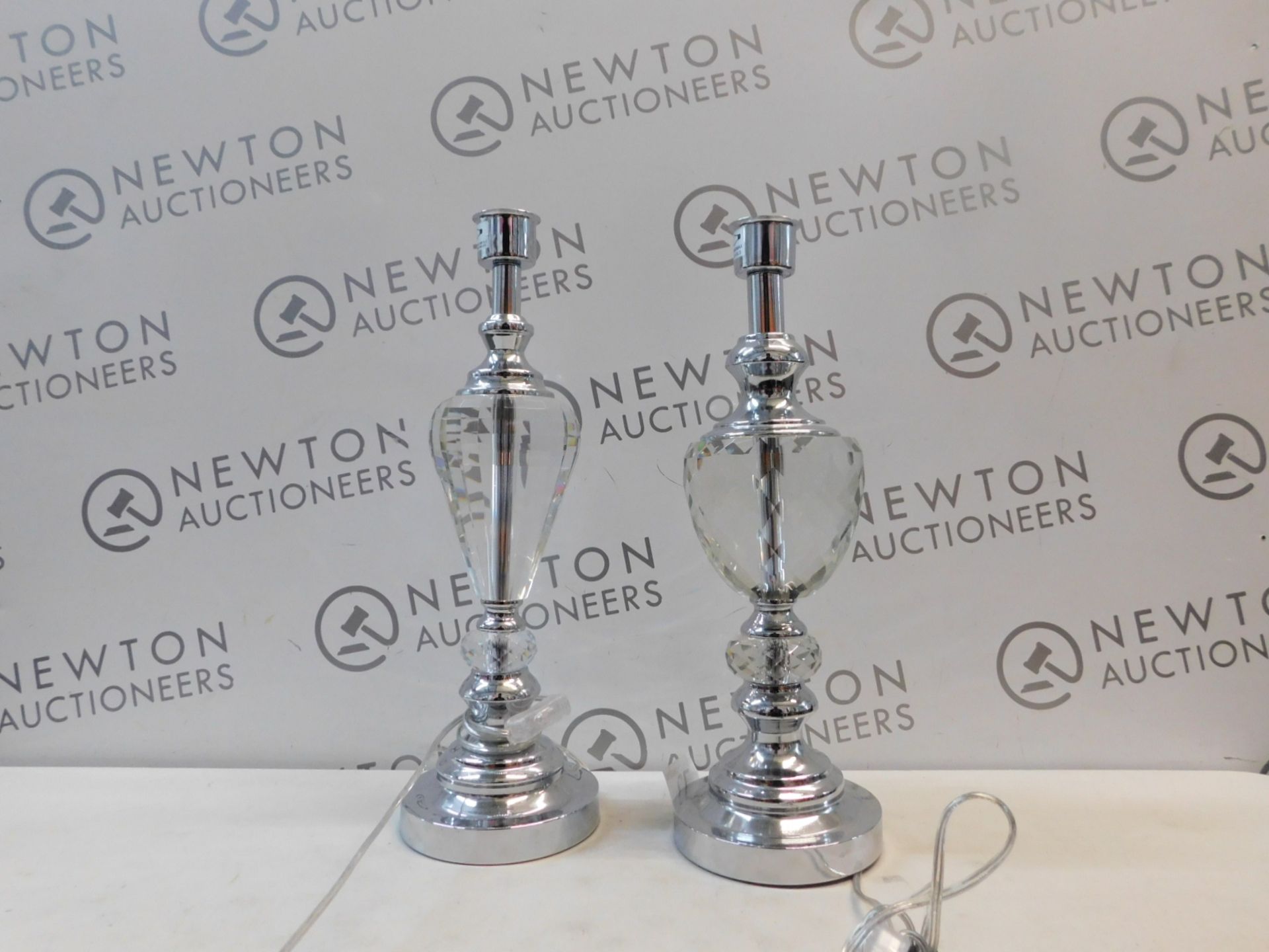 2 CRYSTAL TABLE LAMPS RRP Â£129.99