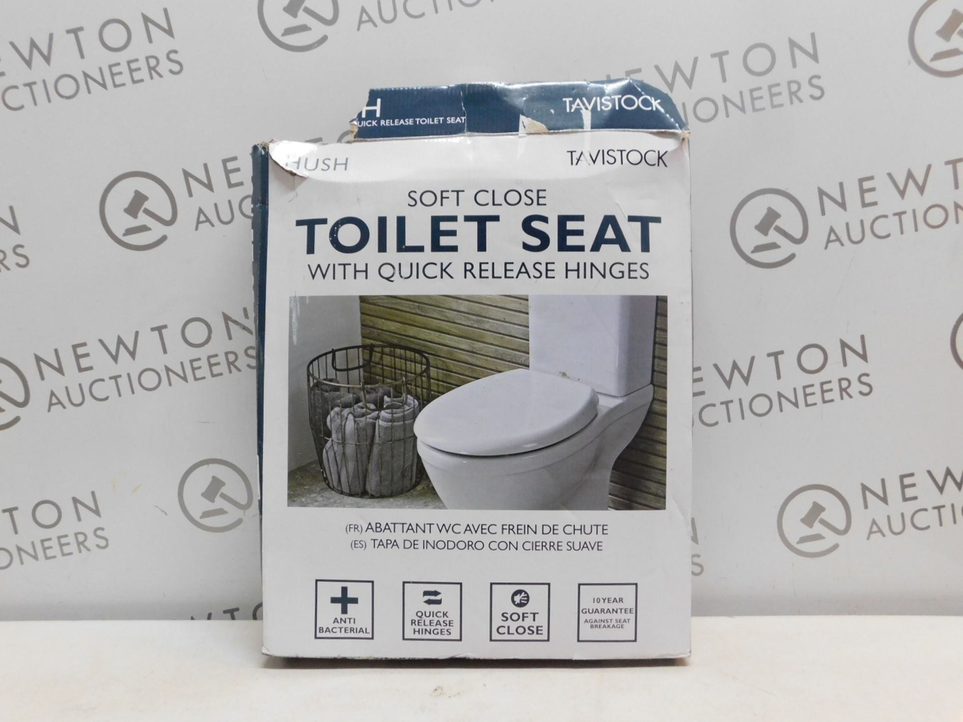 1 BOXED TAVISTOCK HUSH SOFT CLOSE QUICK RELEASE TOILET SEAT RRP Â£39.99