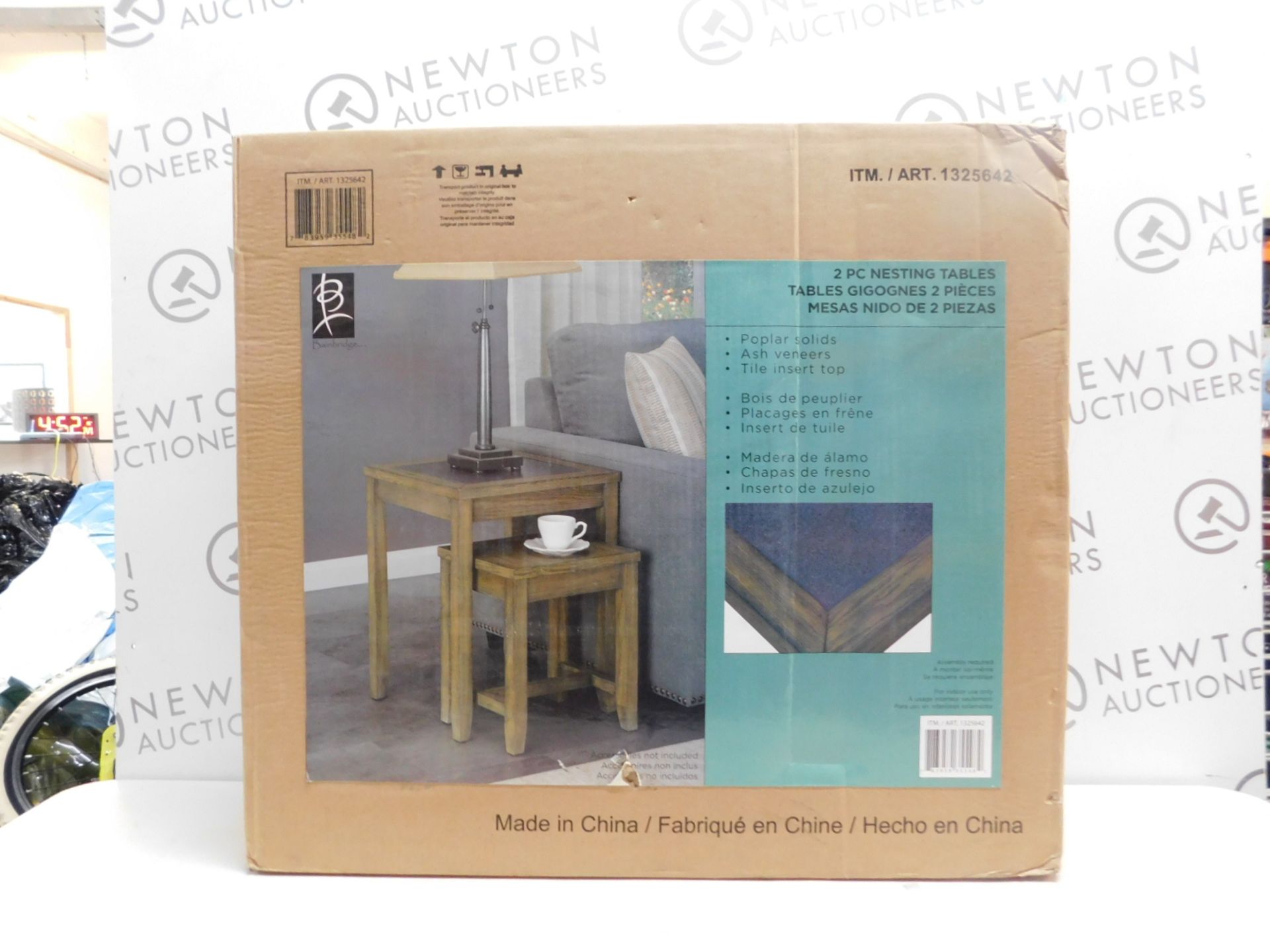 1 BOXED BAINBRIDGE HOME NEST OF 2 TABLES RRP Â£149.99