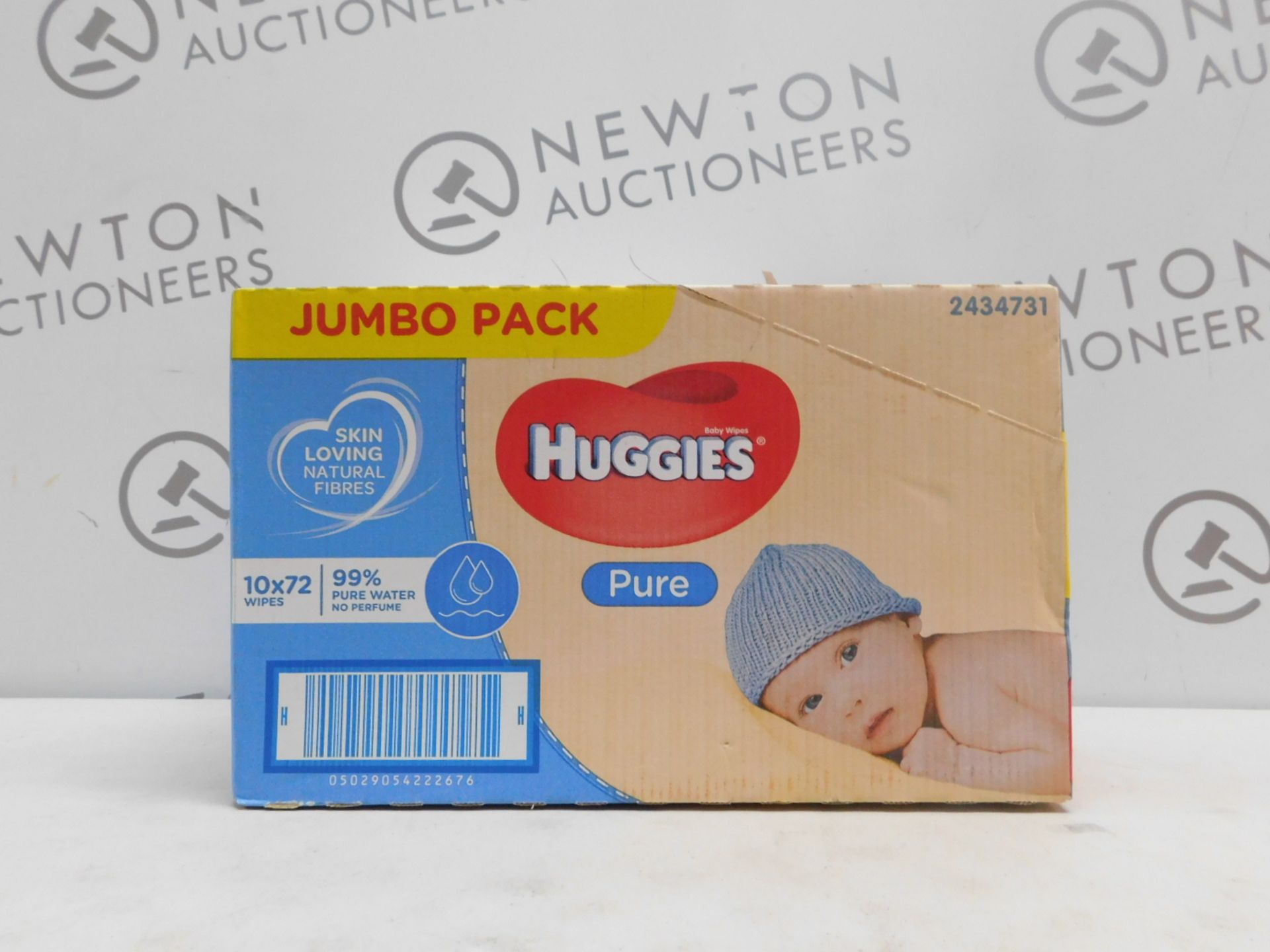 1 BOXED HUGGIES 10PK (APPROX) PURE WATER WIPES RRP RRP Â£24.99