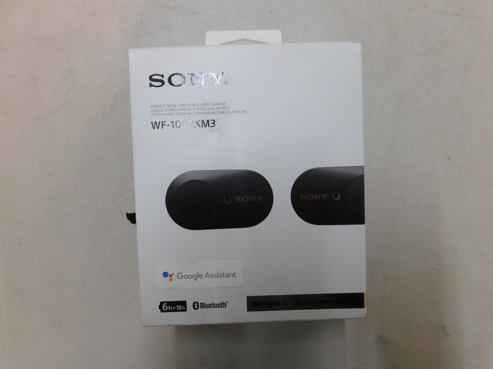 1 BOXED SONY EAR BUDS MODEL WF-1000XM3 RRP Â£229.99